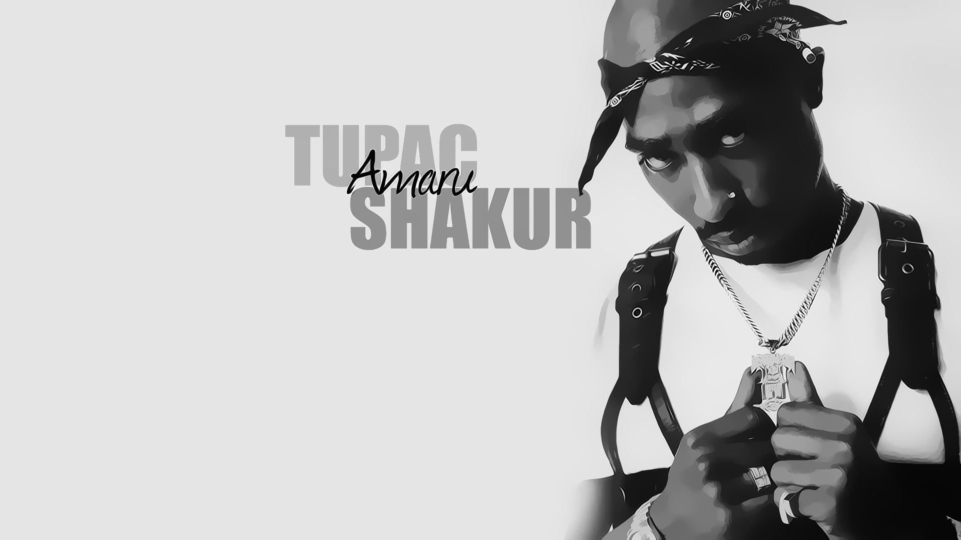 Download Golden 2pac Tupac Shakur Wallpaper