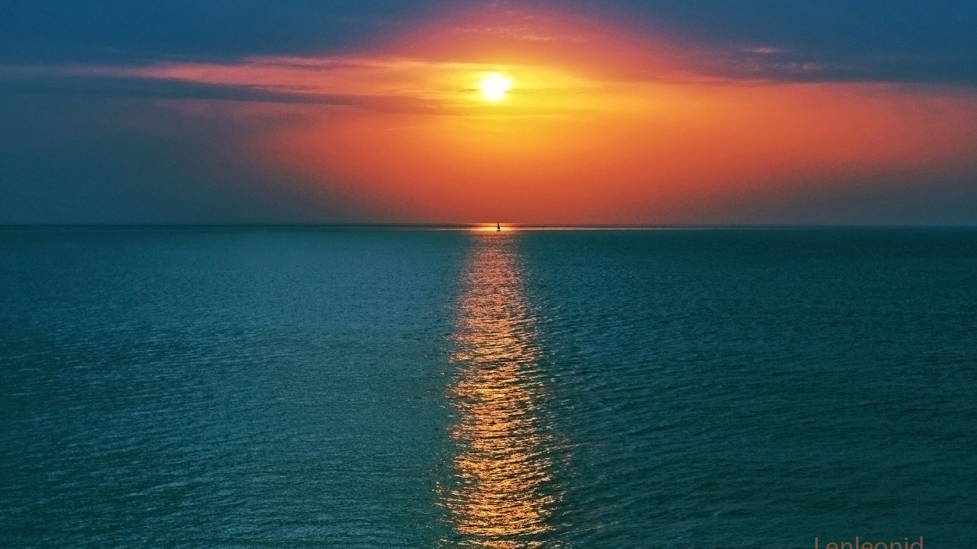 Море солнце Горизонт