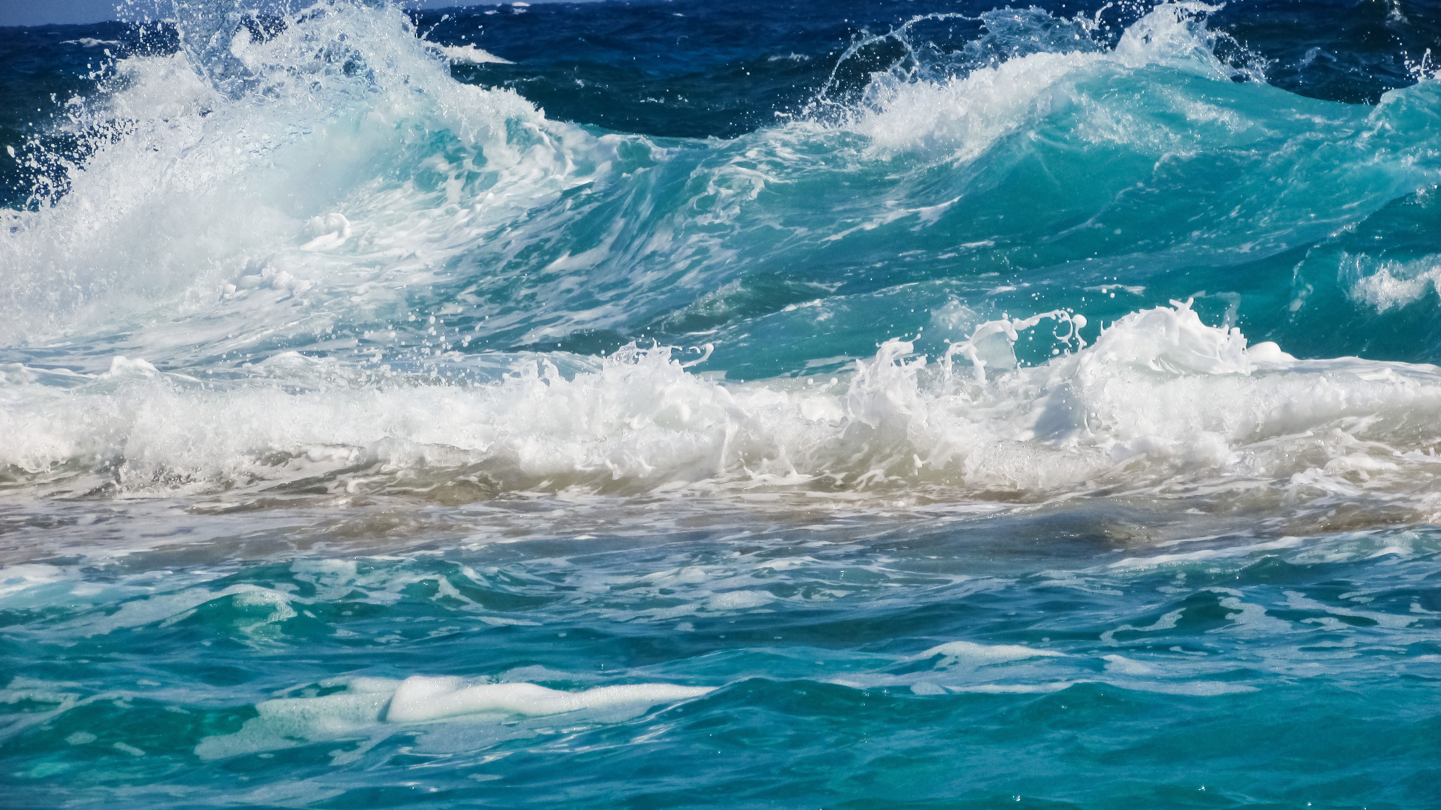 Handy-Wallpaper Surfen, Schaum, Waves, Sea, Natur kostenlos herunterladen.