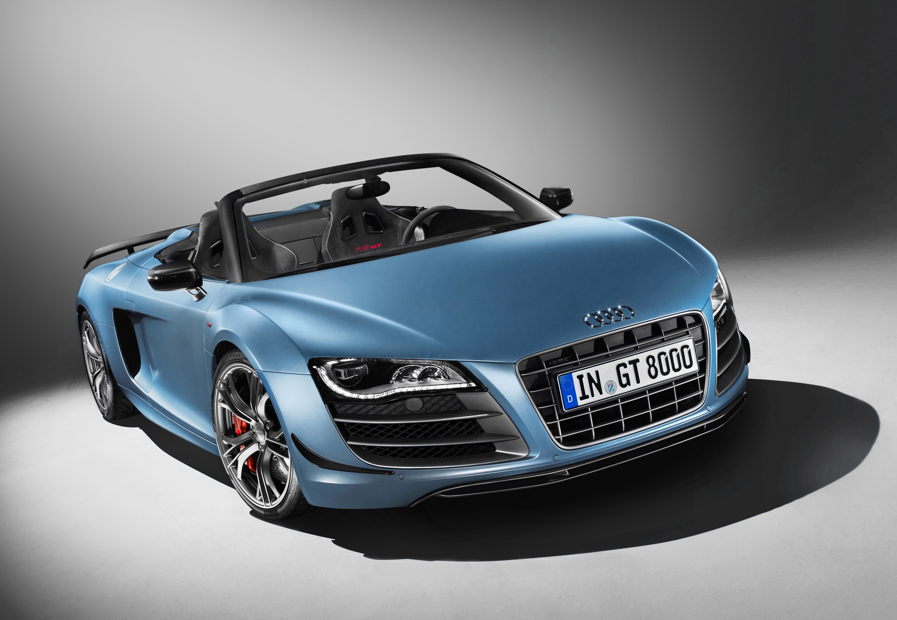 Audi r8 Spyder РіРѕР»СѓР±РѕР№