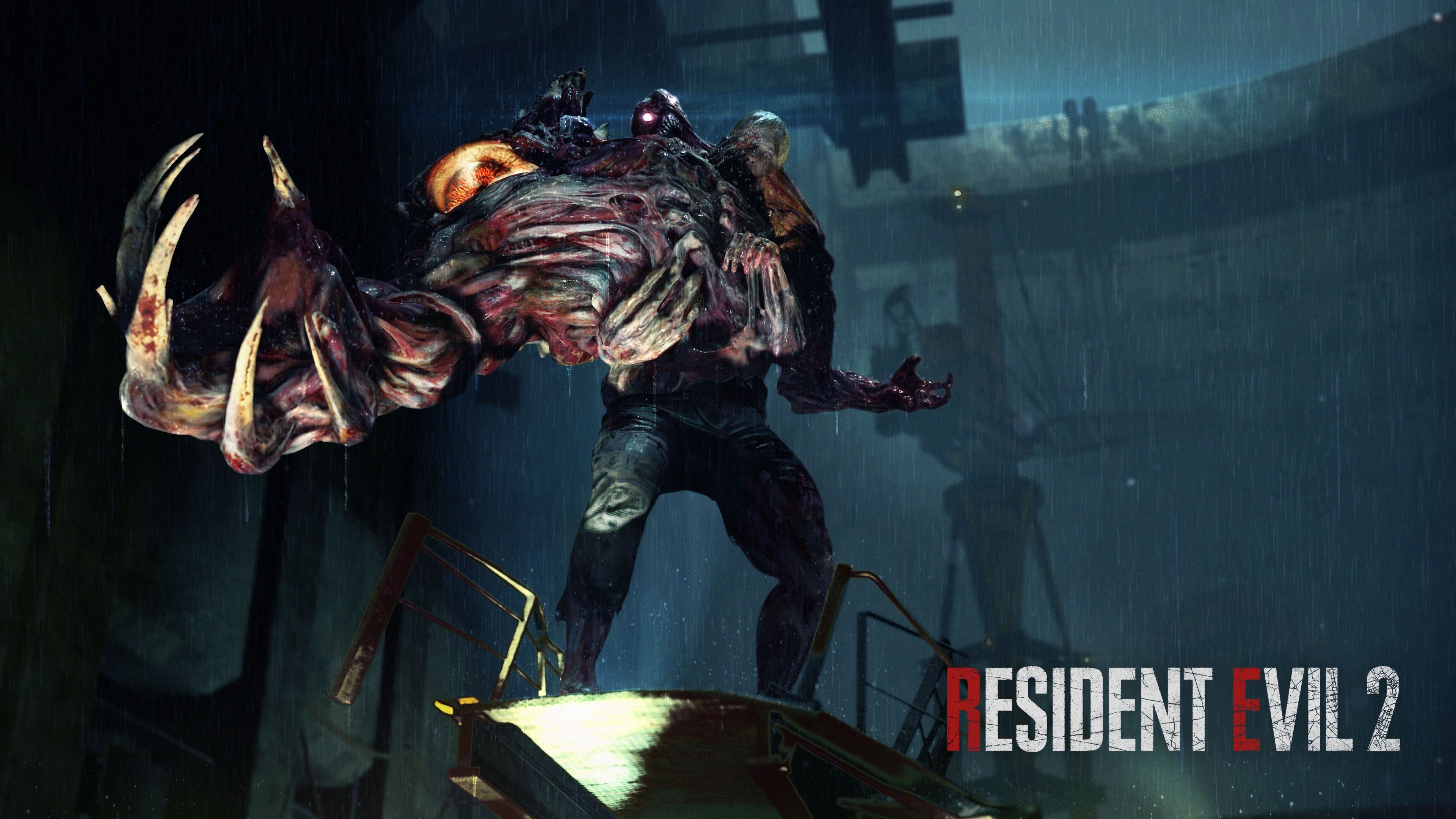 Claire Redfield Guns vs. Zombies Resident Evil 2 Remake 4K Wallpaper #3.2785