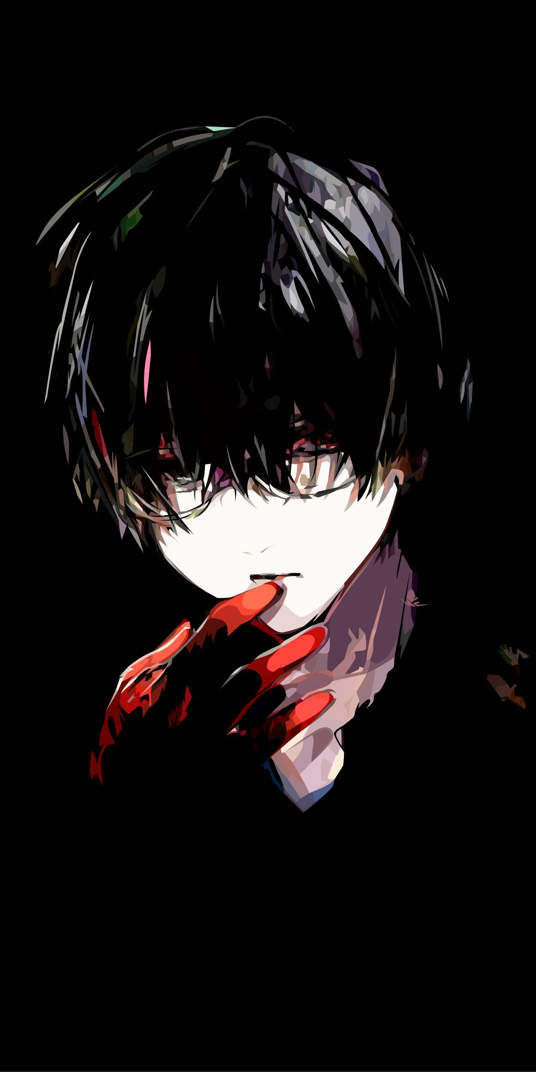 Wallpaper tokyo ghoul, dark, anime boy, artwork desktop wallpaper