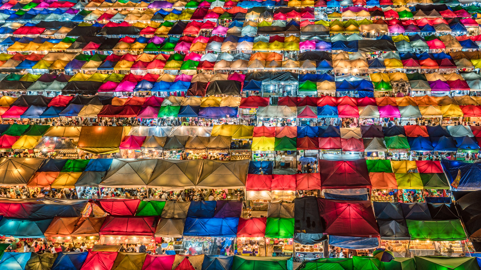 1920 x 1080 picture photography, colors, market, night, tent