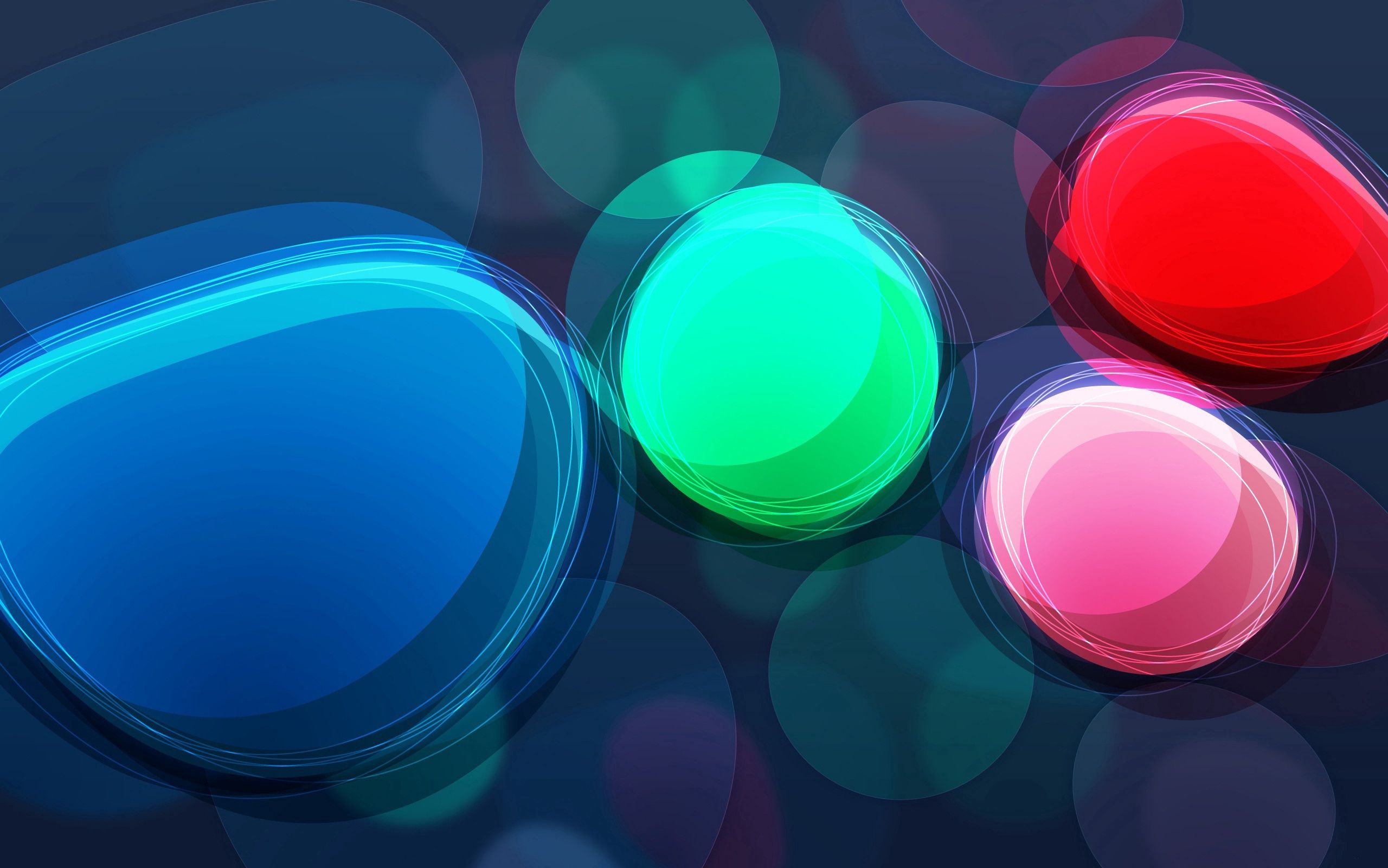 multicolored, colorful, colourful, abstract, circles, motley Image for desktop