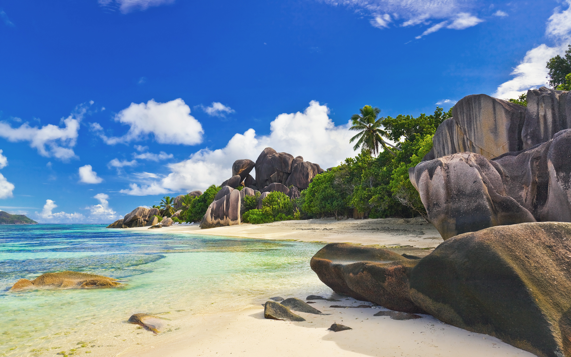 Download mobile wallpaper Water, Beach, Sand, Earth, Tropical, Seychelles for free.