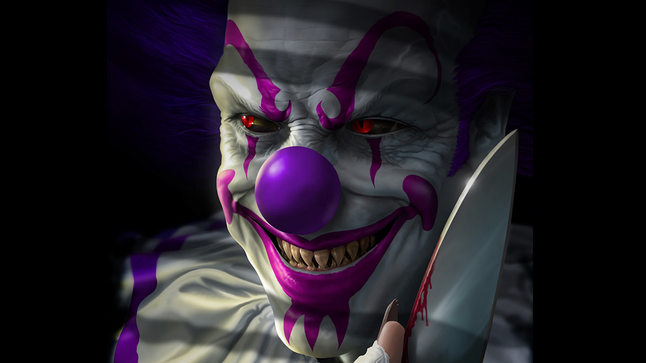 clown, dark Full HD