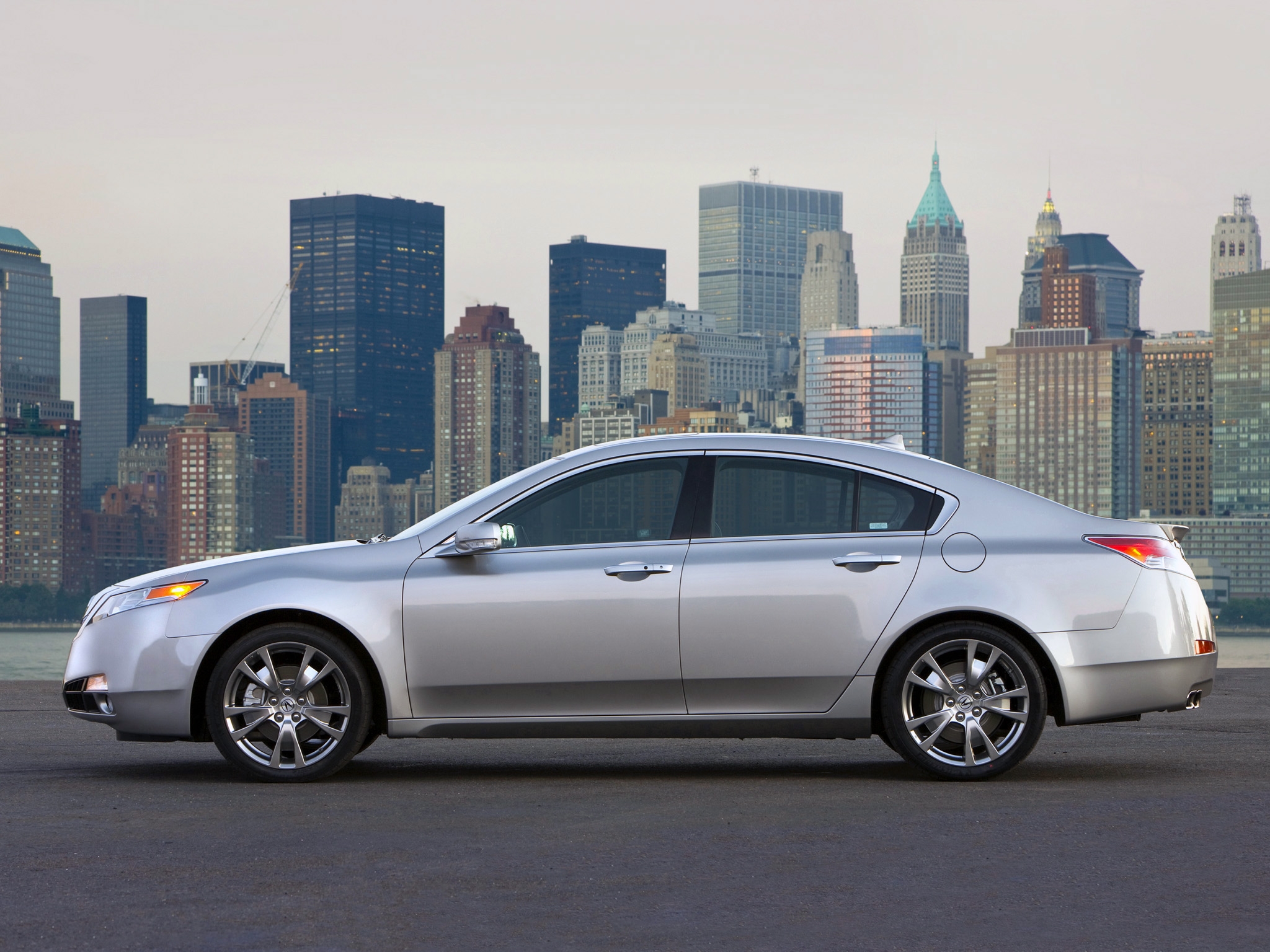 android cars, auto, acura, city, lights, side view, style, akura, 2008, tl, silver metallic