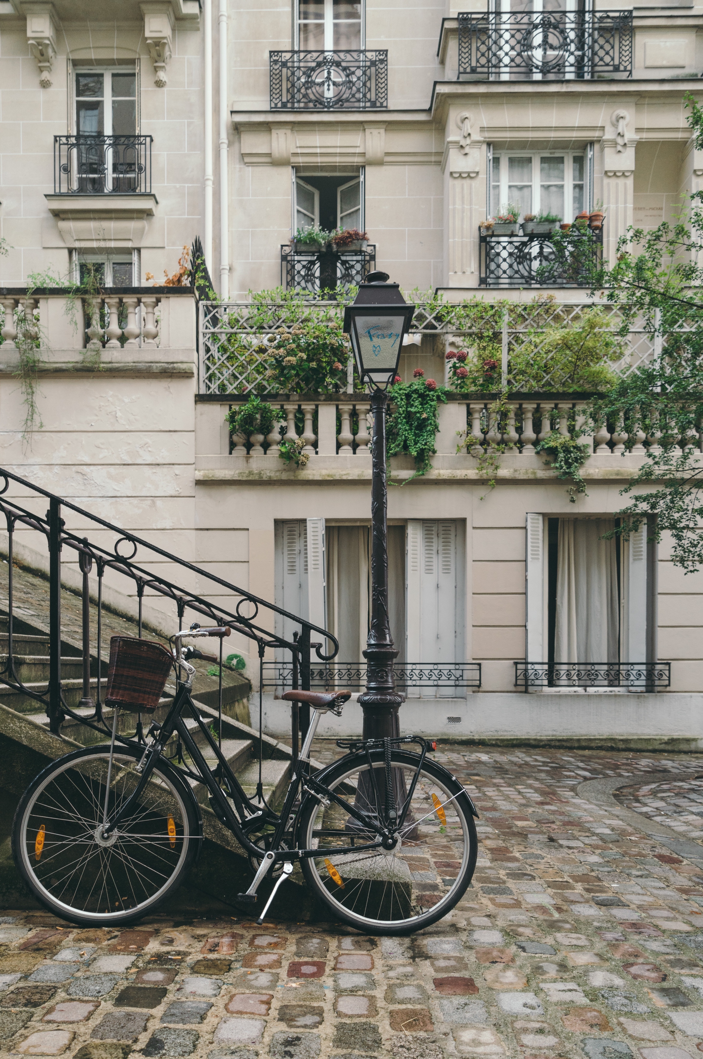 Free HD street, facade, miscellanea, city, miscellaneous, bicycle