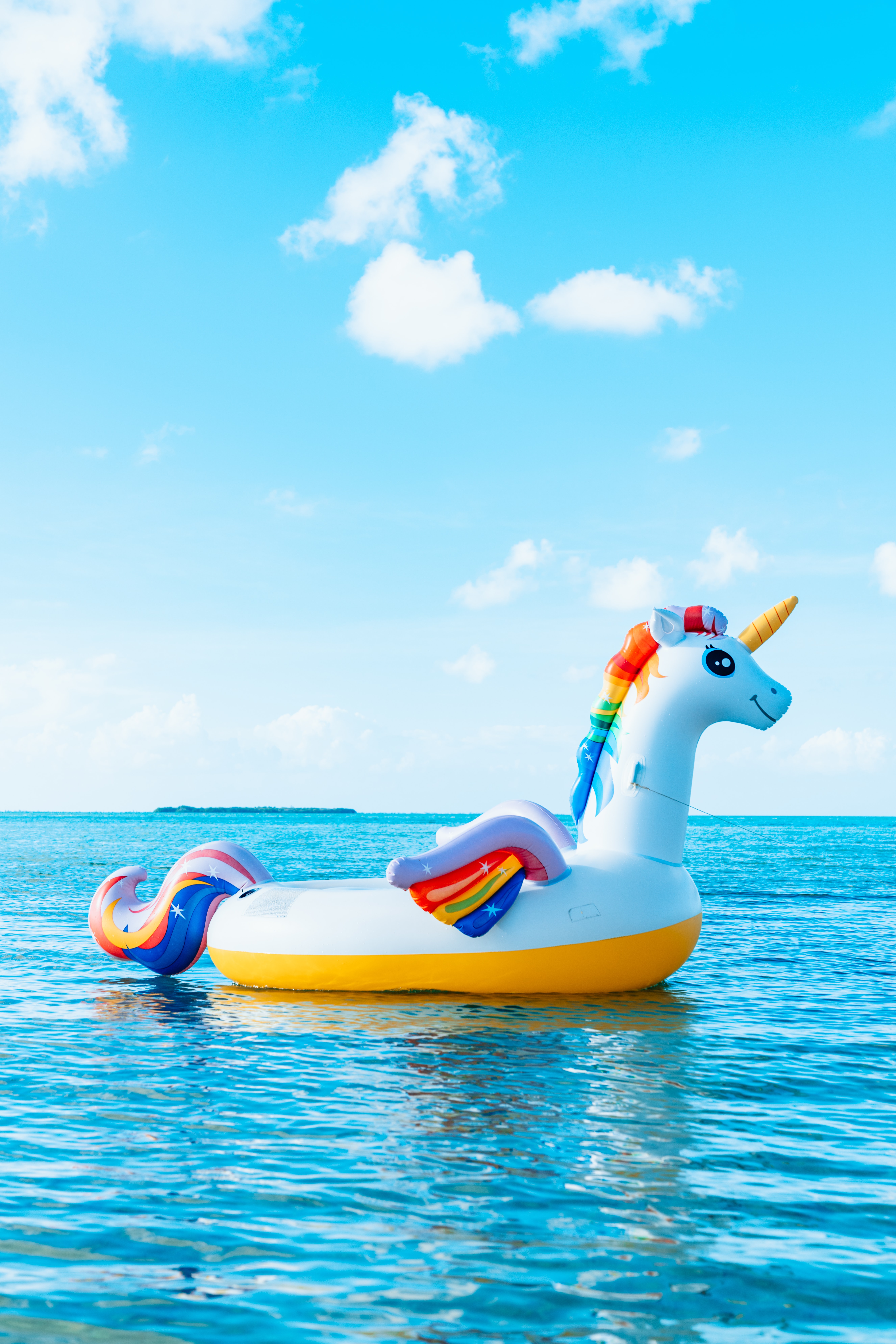 unicorn, miscellanea, sea, miscellaneous, relaxation, rest download HD wallpaper