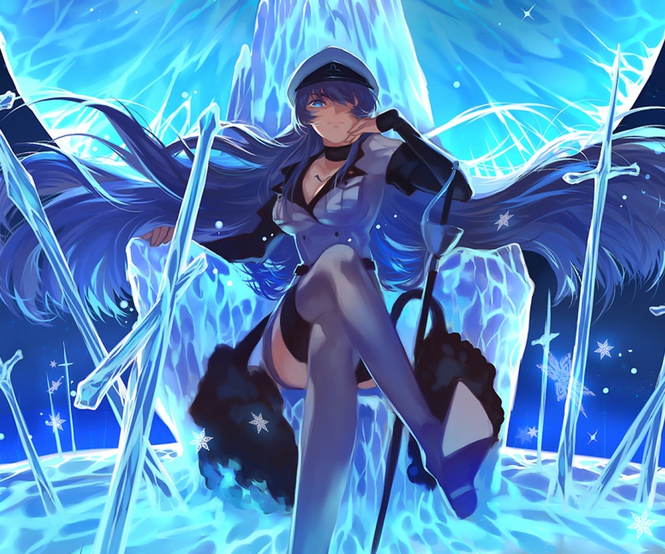 Ice Queen Esdeath Akame Ga Kill Live Wallpaper  MoeWalls