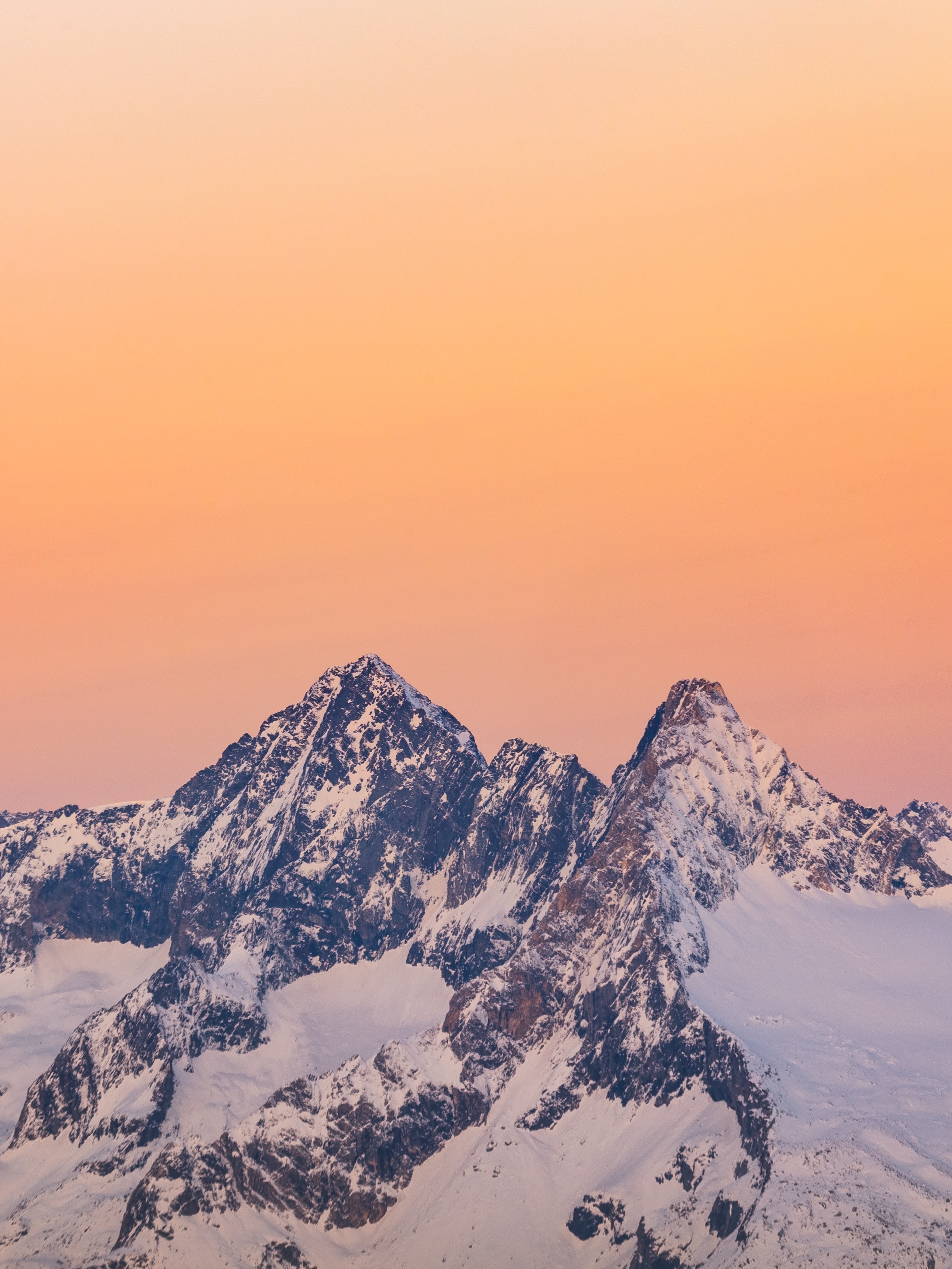 70149 скачать обои вершины, природа, горы, снег, скалы, заснеженный, склон - заставки и картинки бесплатно