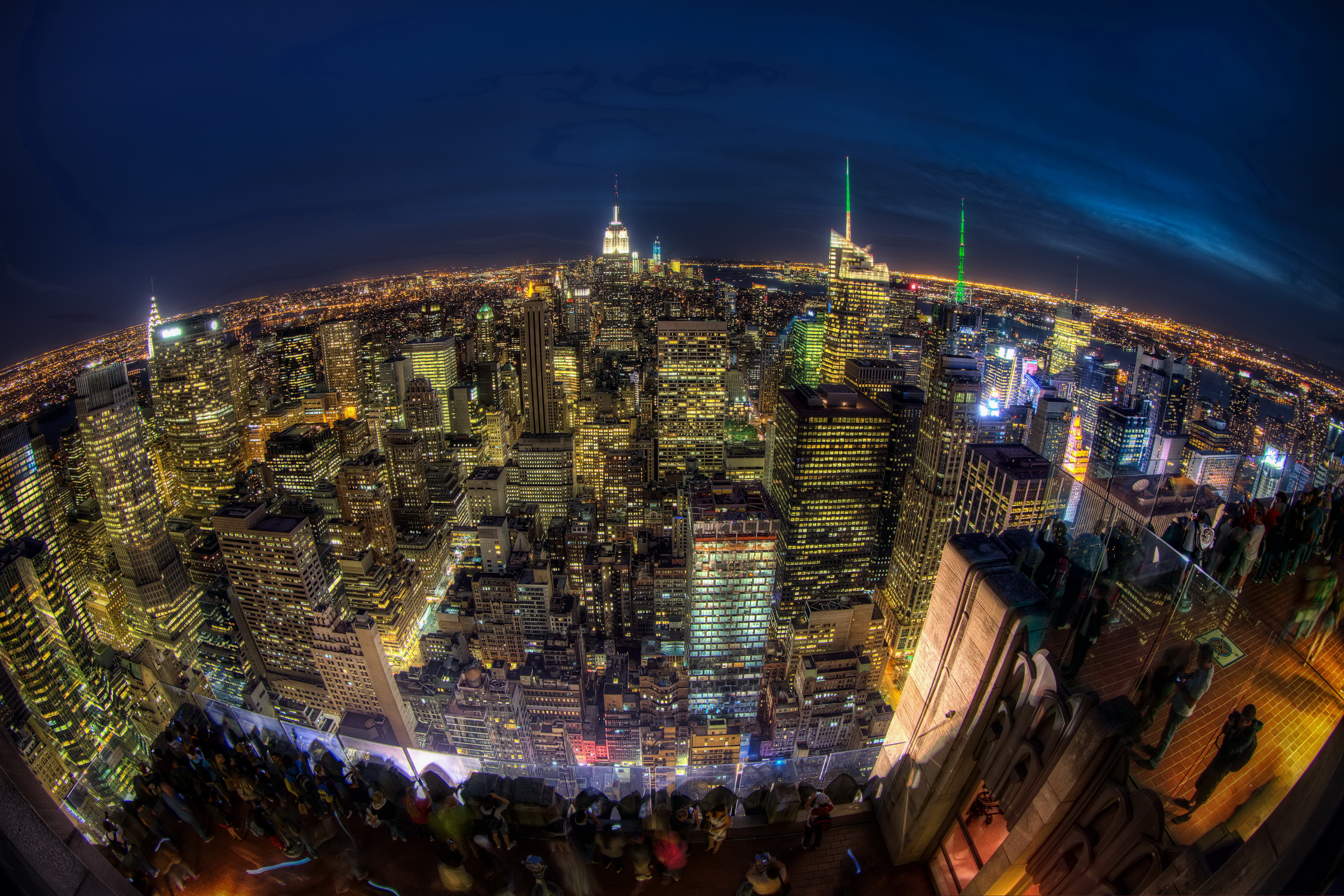 Нью-Йорк HDRI Panorama .HDR