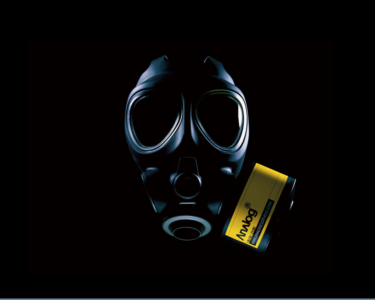 dark, gas mask HD wallpaper