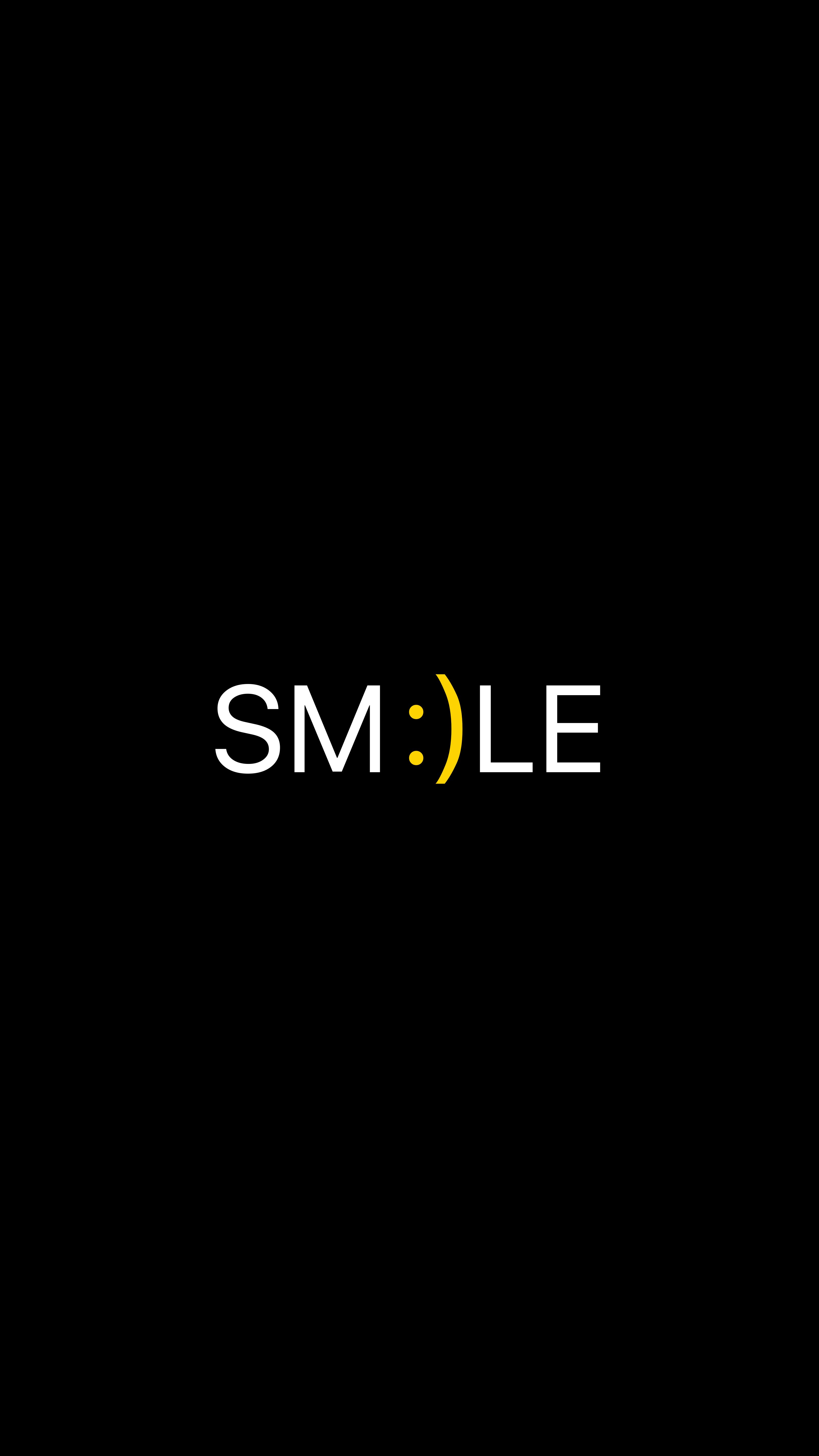 Mobile wallpaper word, smile, positive, words, happy, cheery