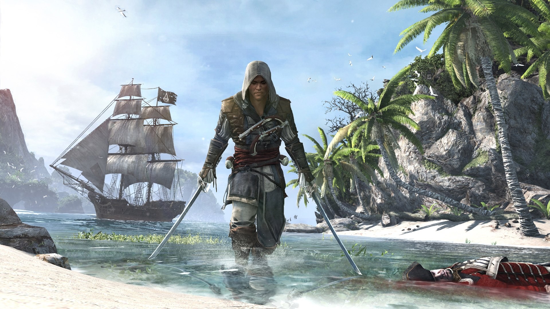 1920x1080 Background assassin's creed, video game, assassin's creed iv: black flag