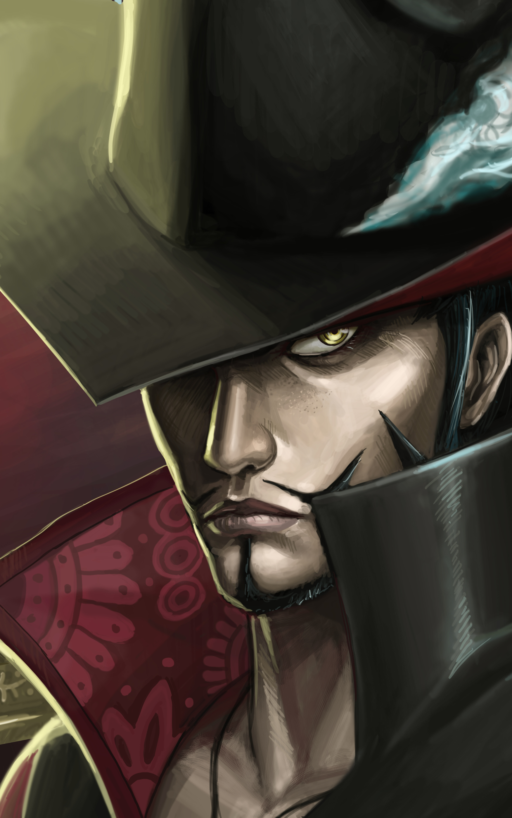 HD wallpaper: One Piece, Dracule Mihawk, Roronoa Zoro | Wallpaper Flare