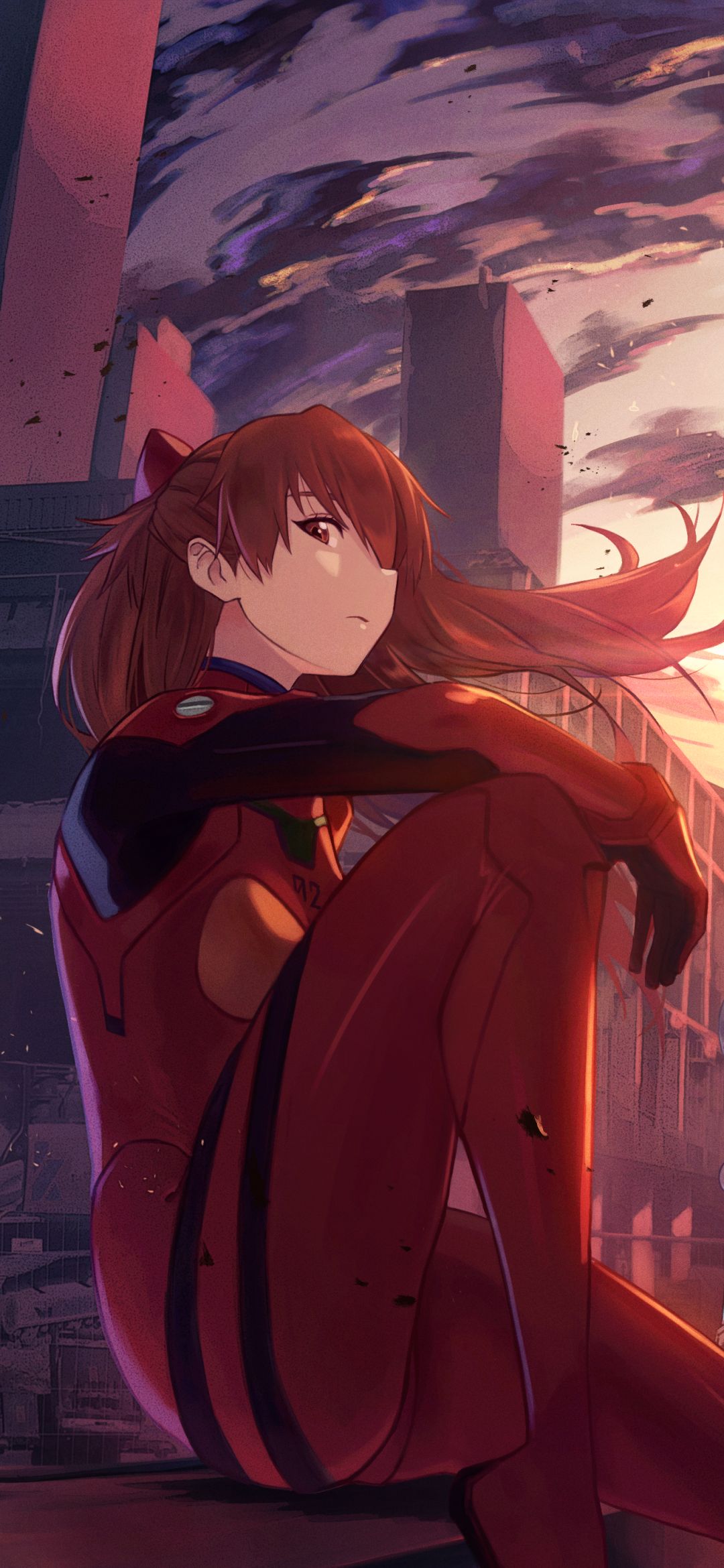 Evangelion Asuka Langley Sohryu Art Wallpaper - Anime Wallpaper