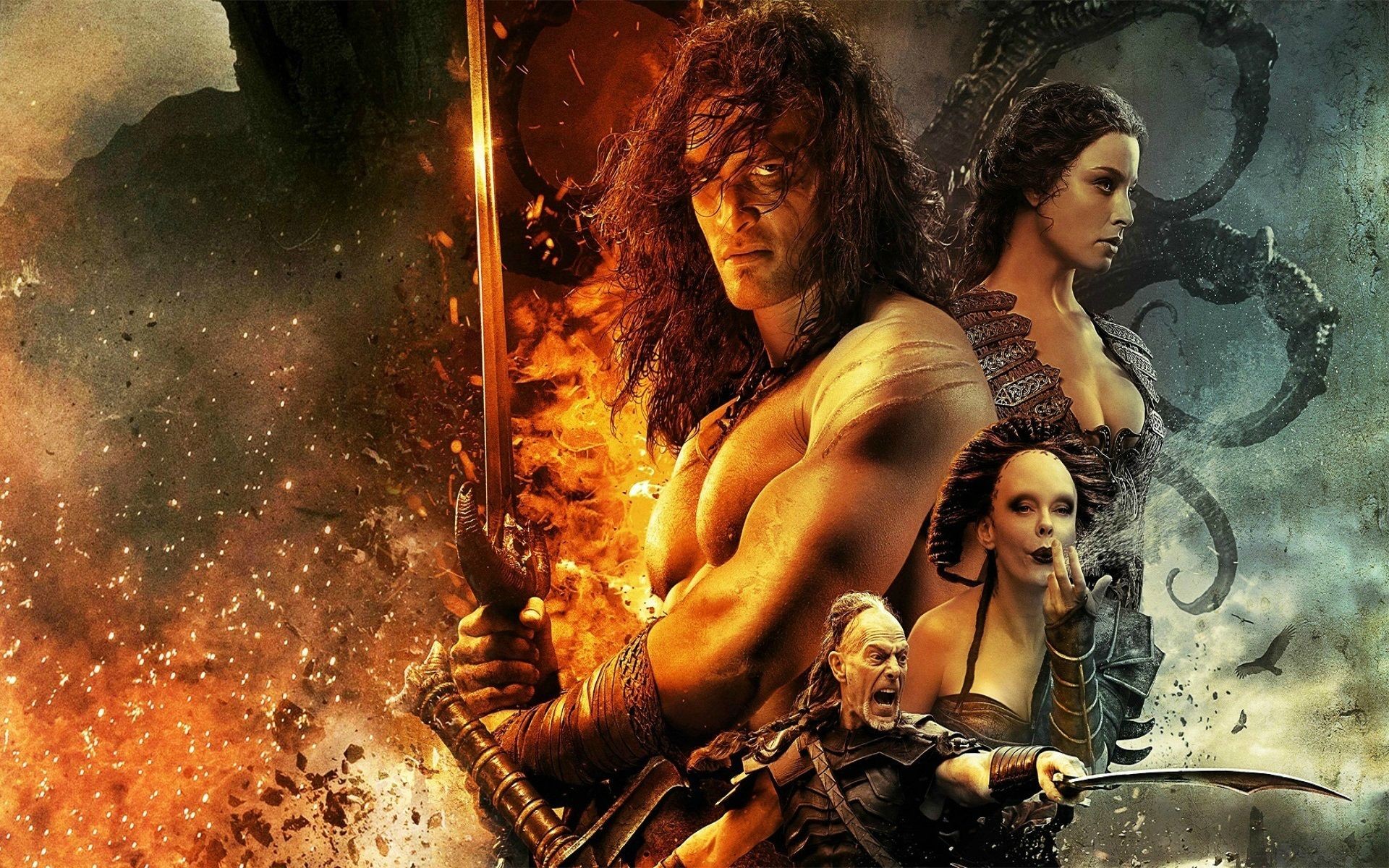 muscle, movie, conan the barbarian (2011), conan the barbarian, jason momoa, sword, warrior