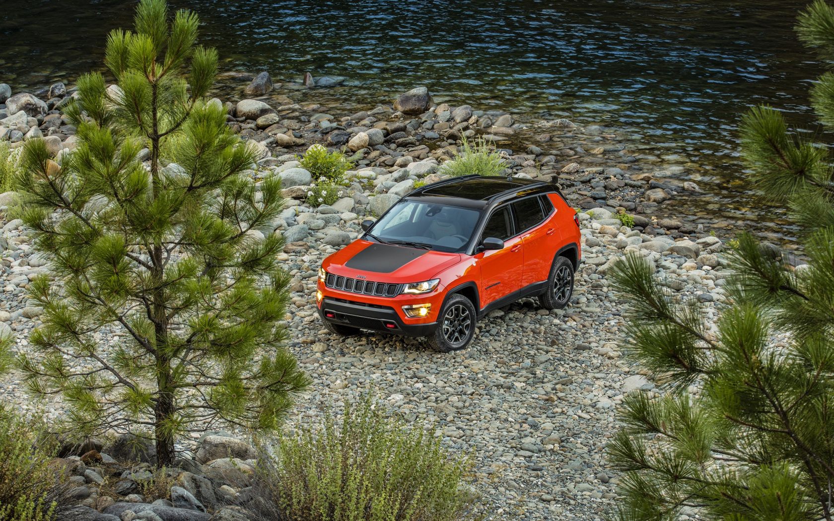 2017, jeep, side view, compass, cars wallpapers for tablet