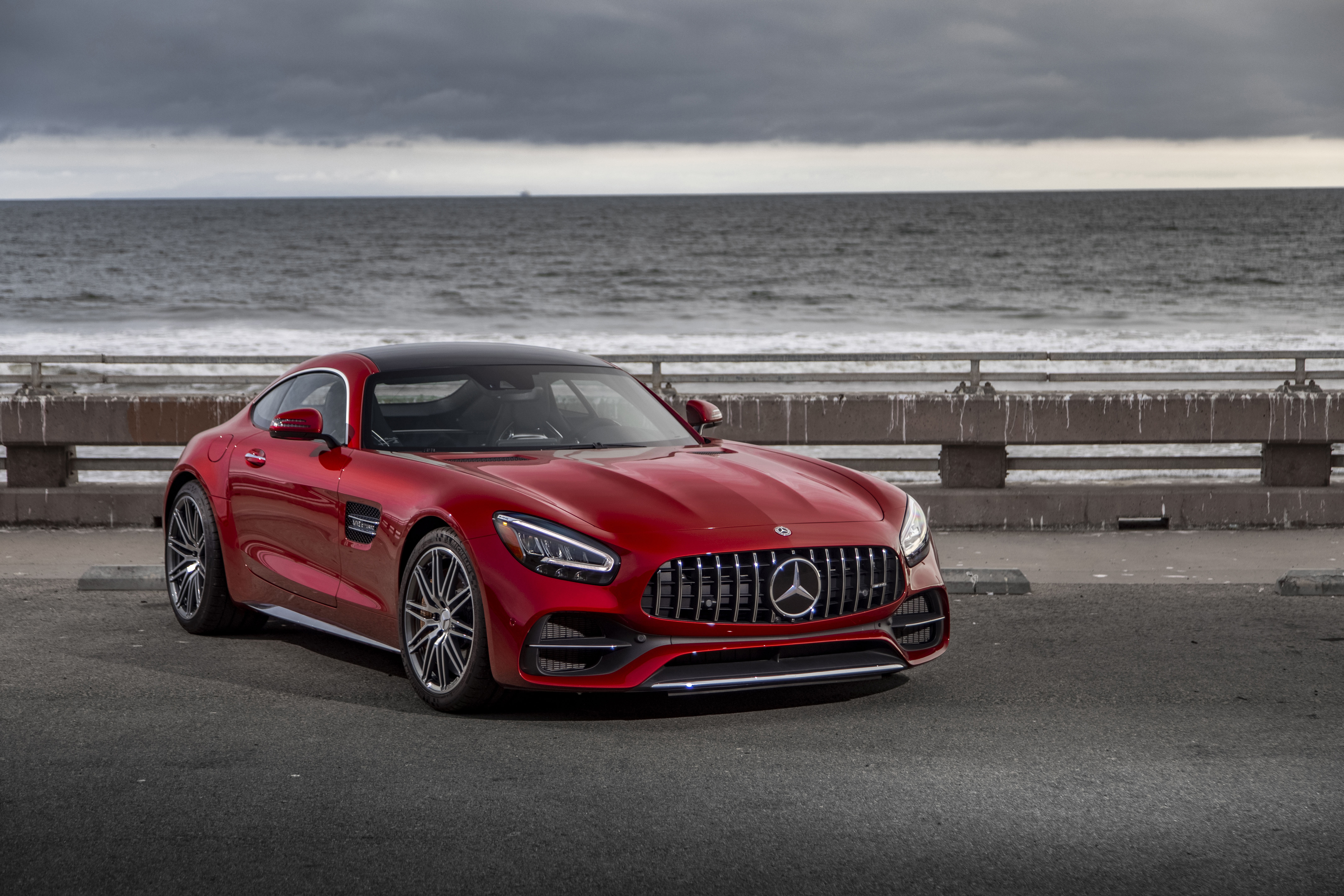 Mercedes AMG gt Red Chrome