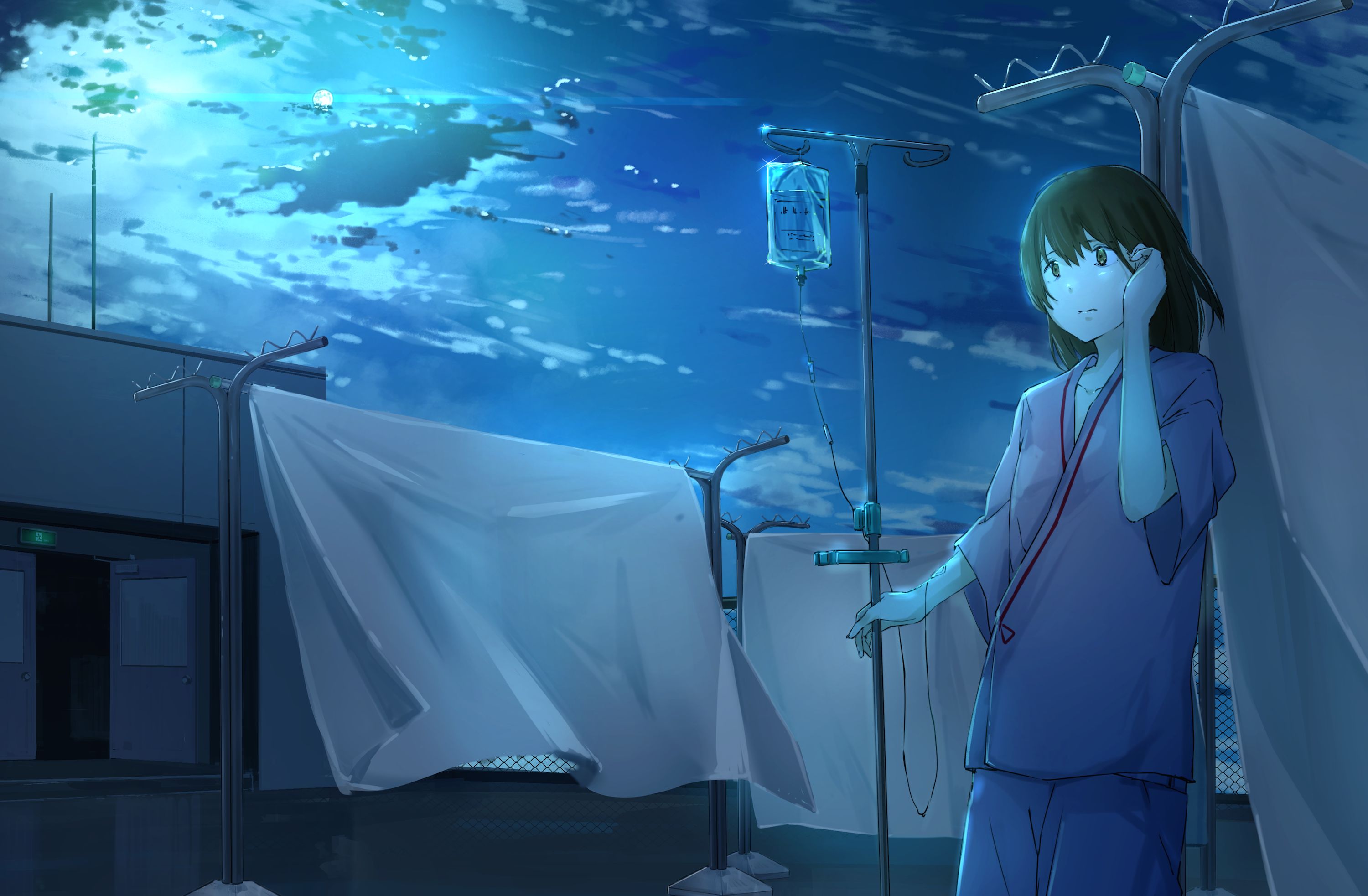 Больница аниме арт