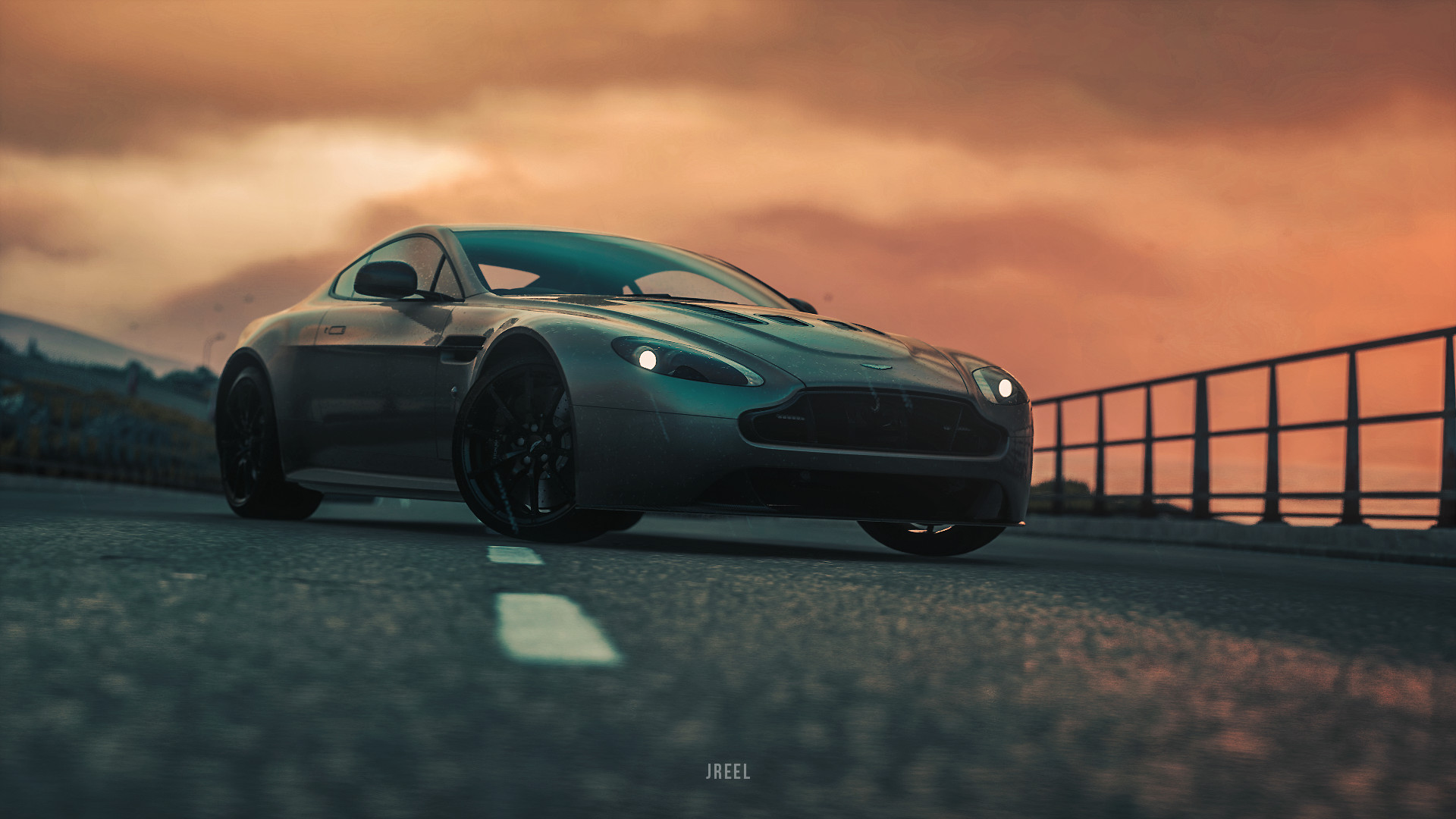 Р¤РѕРЅ Aston Martin v8