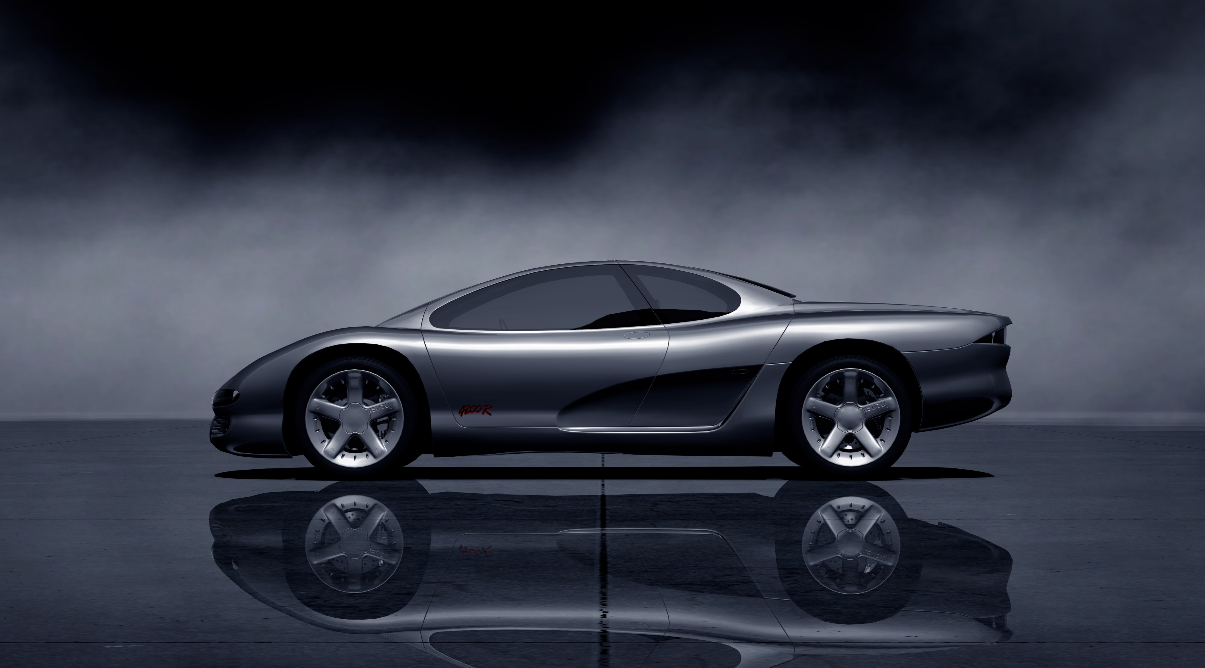 android cars, isuzu, concept, side view, 4200r