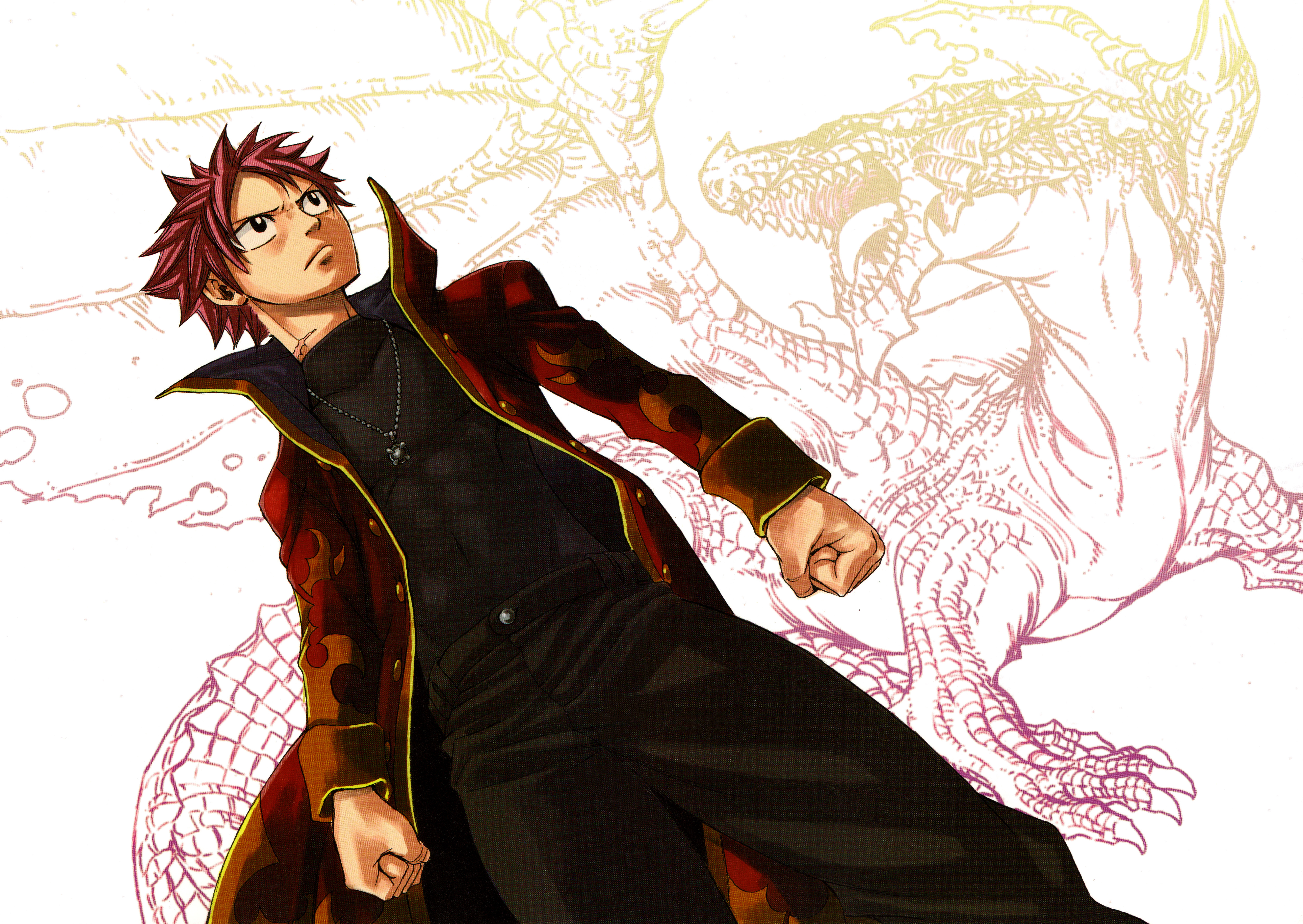 anime, fairy tail, natsu dragneel Free Background
