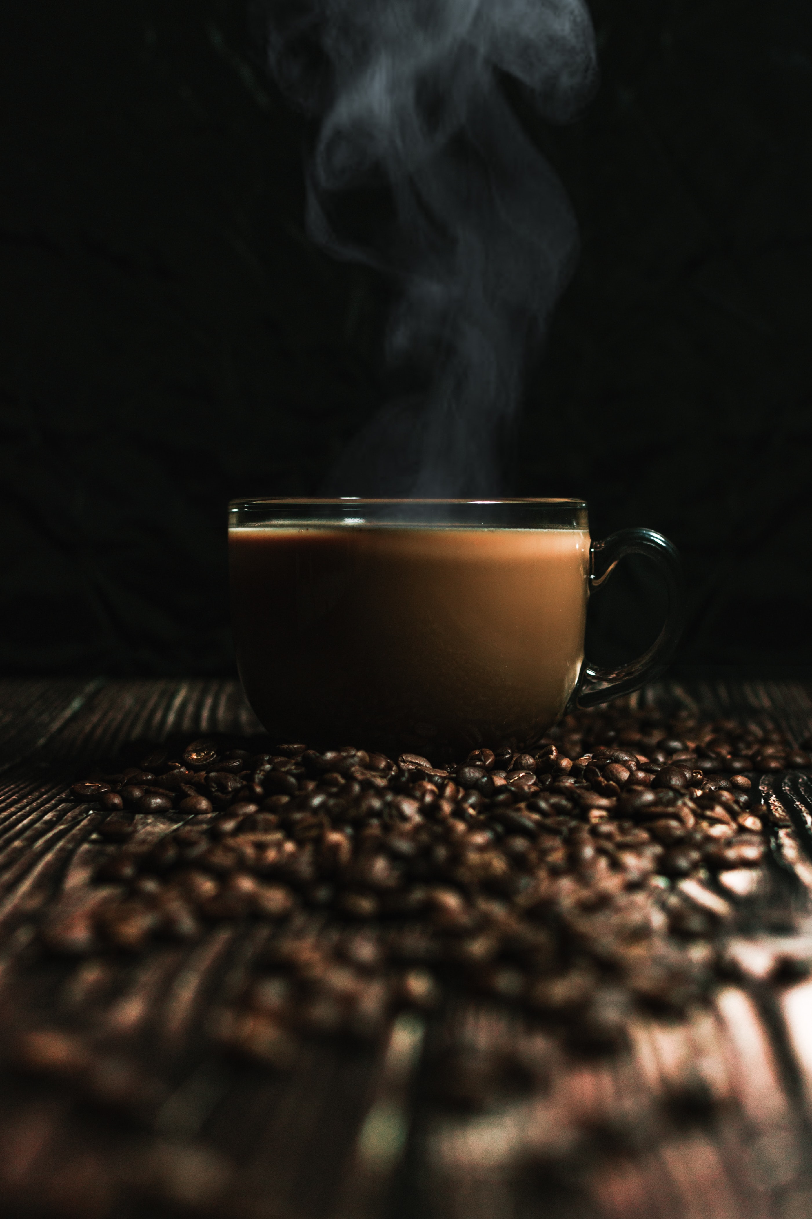 Free HD coffee, cup, steam, food, drink, beverage, coffee beans