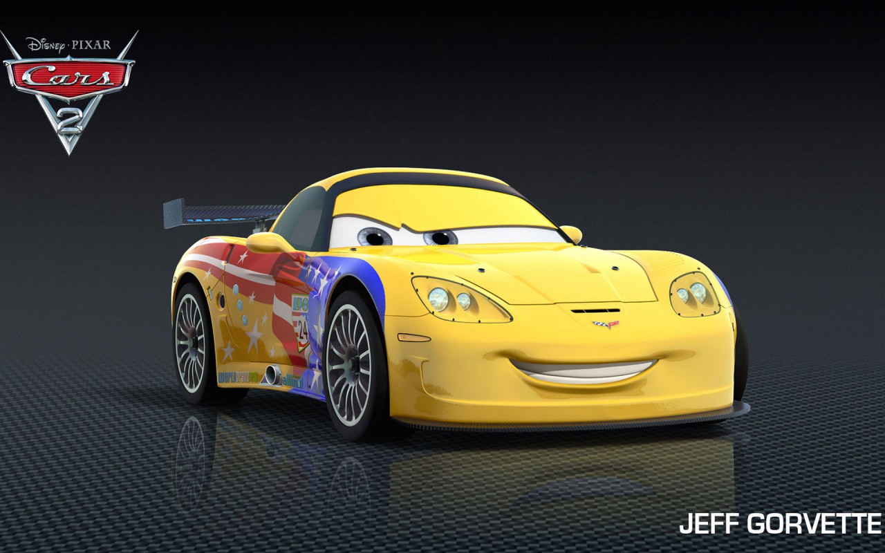 Download mobile wallpaper Car, Movie, Cars 2, Jeff Gorvette for free.