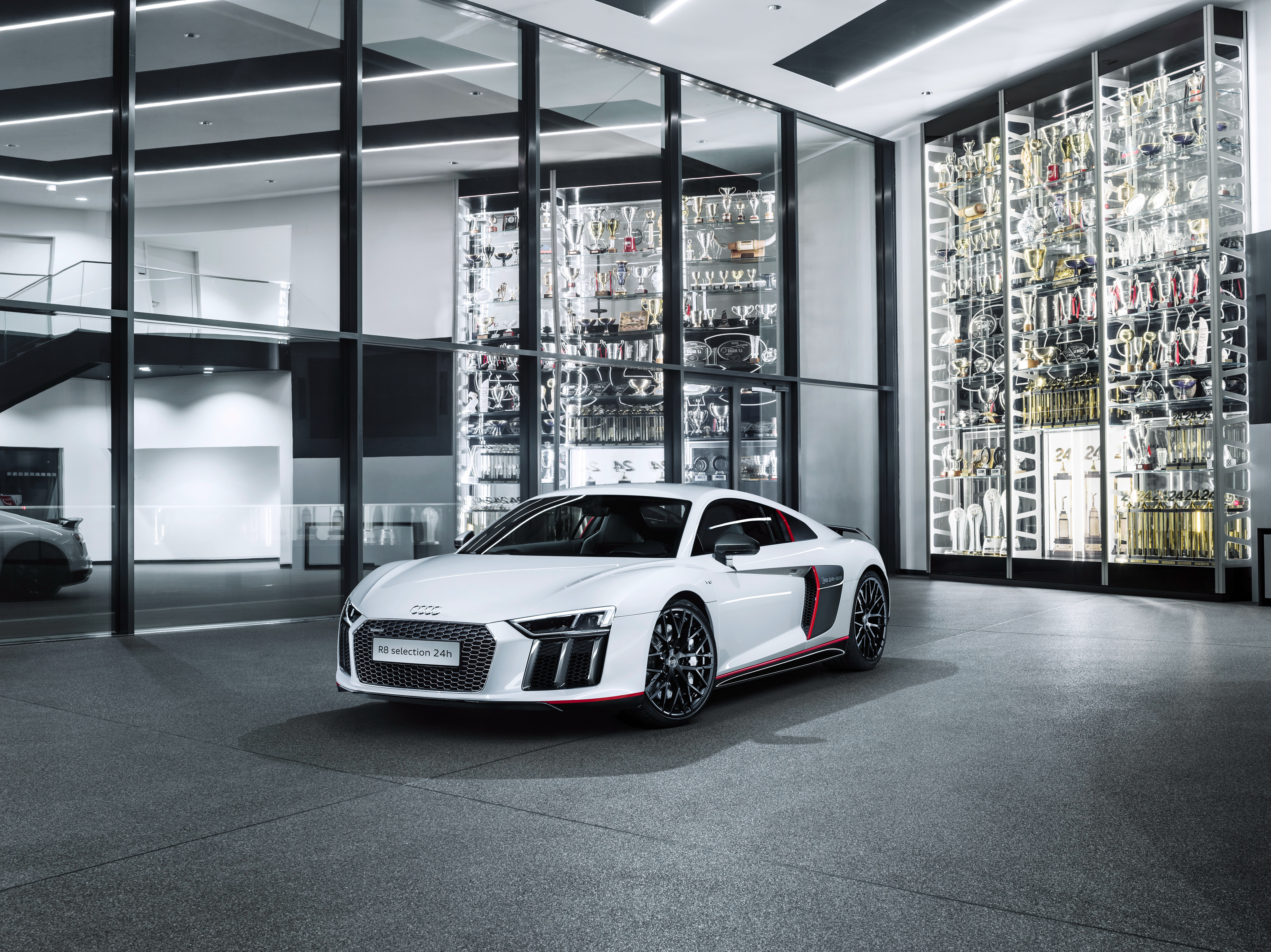 Download mobile wallpaper Audi, Car, Supercar, Audi R8, Vehicles, White Car, Audi R8 V10 for free.