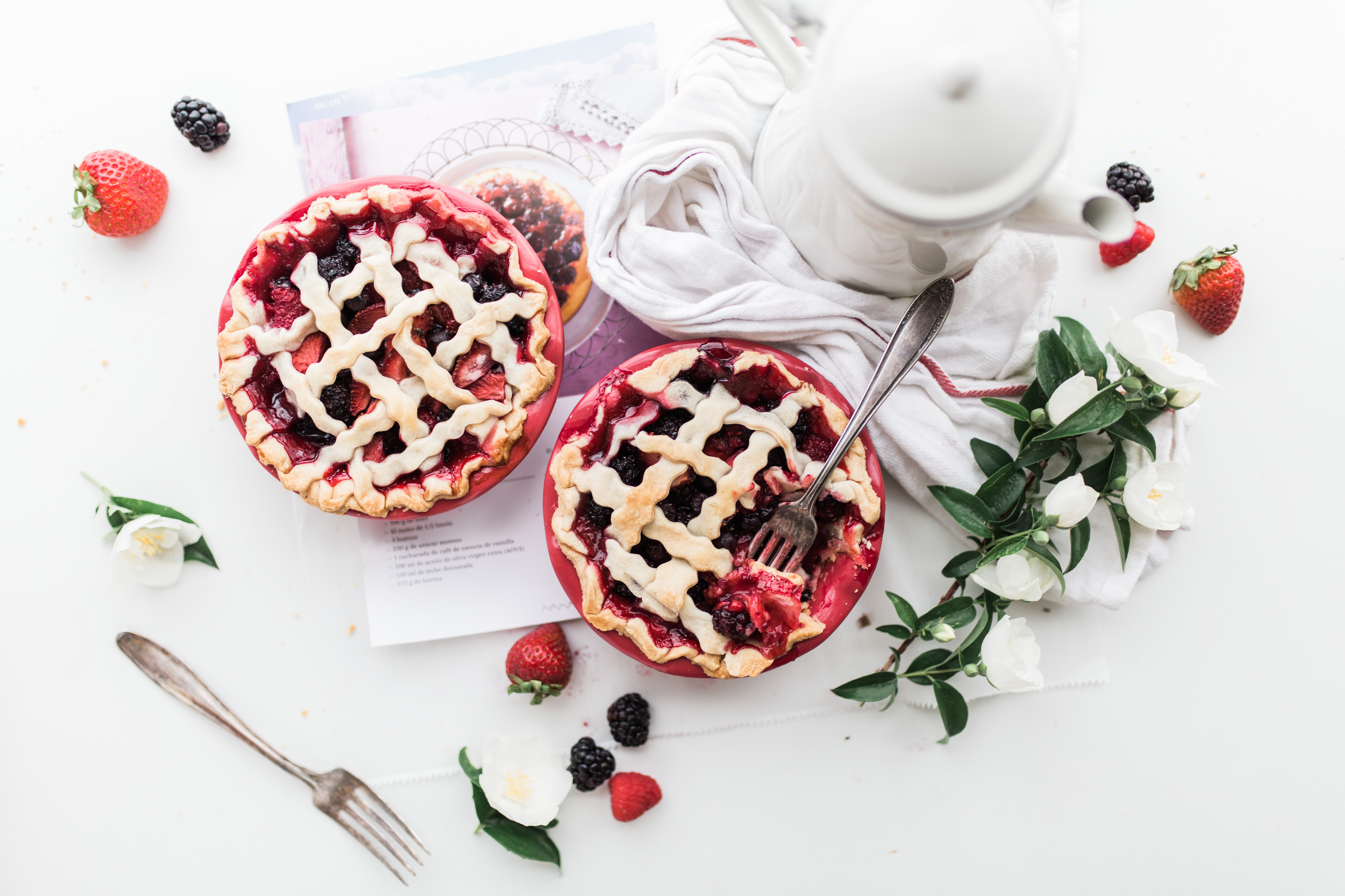 food, berries, jam, bakery products, baking, pie desktop HD wallpaper