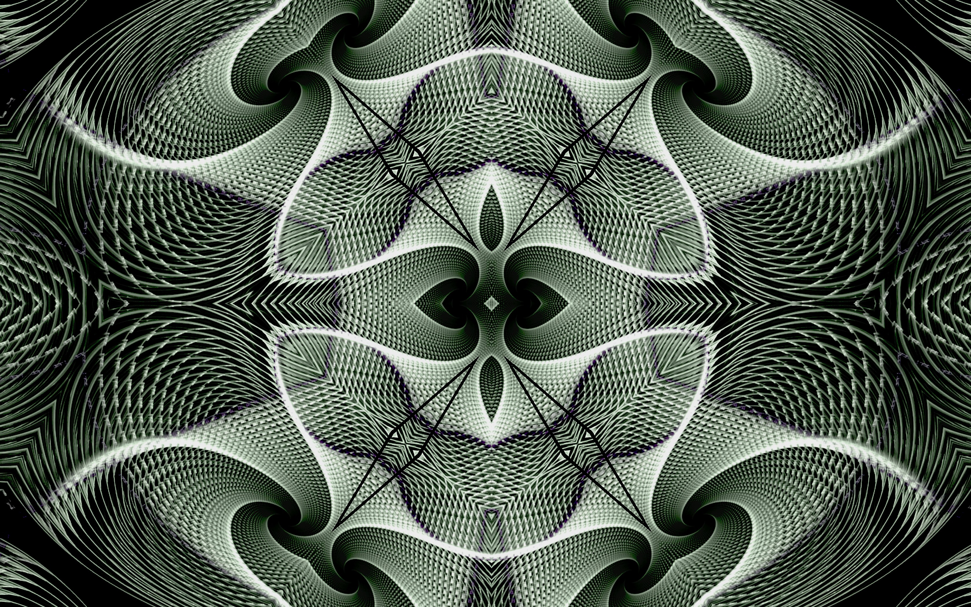 Download mobile wallpaper Symmetry, Abstract, Fractal, Pattern for free.