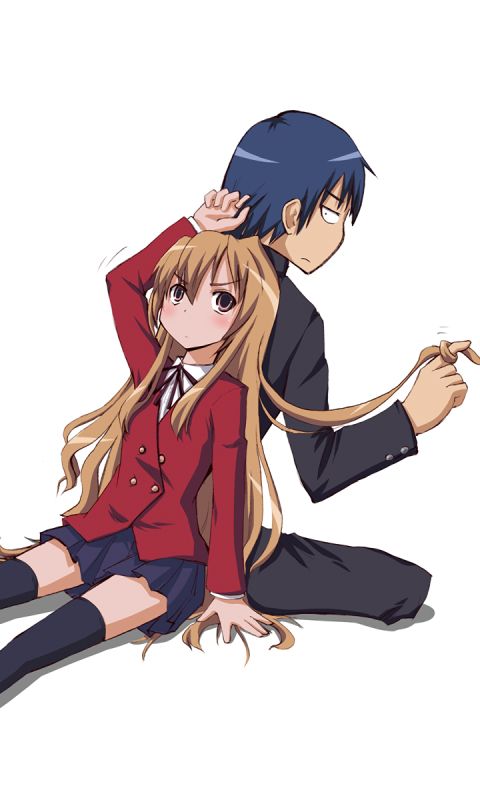 View and download this 3640x5115 Toradora! Mobile Wallpaper with
