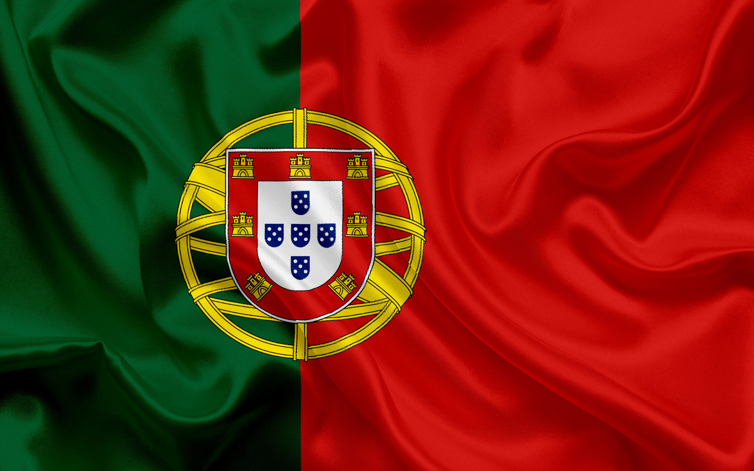 Скачать обои Португальский Флаг на телефон бесплатно