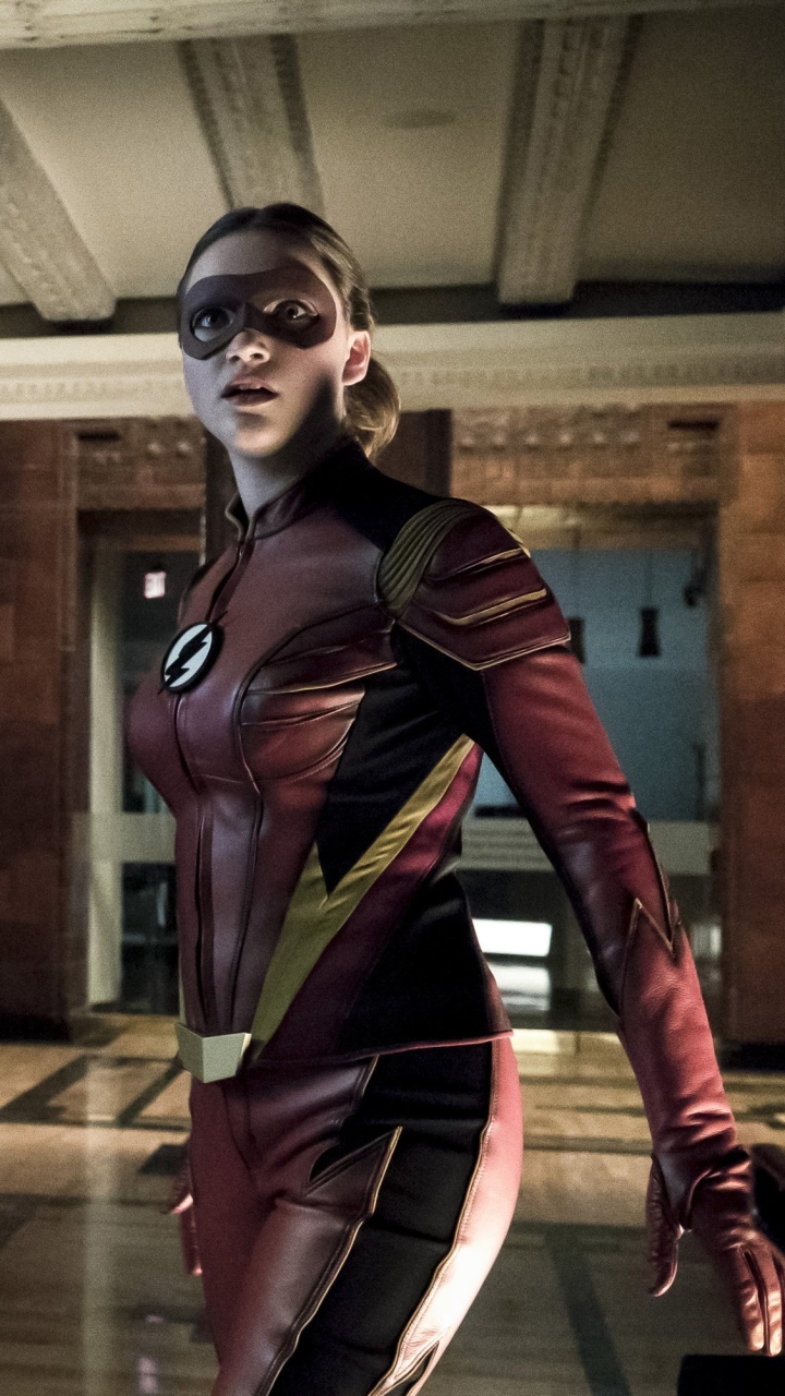 tv show, the flash (2014), grant gustin, barry allen, flash, jesse chambers, violett beane, jesse quick, jesse wells High Definition image