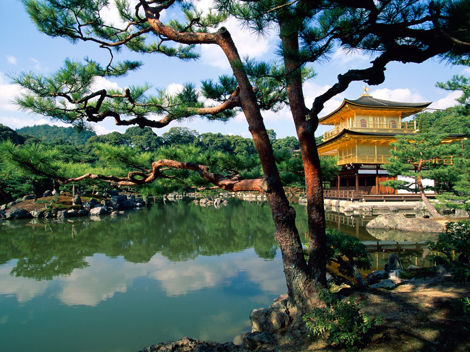 Download mobile wallpaper Japanese, Temples, Religious, Kinkaku Ji for free.