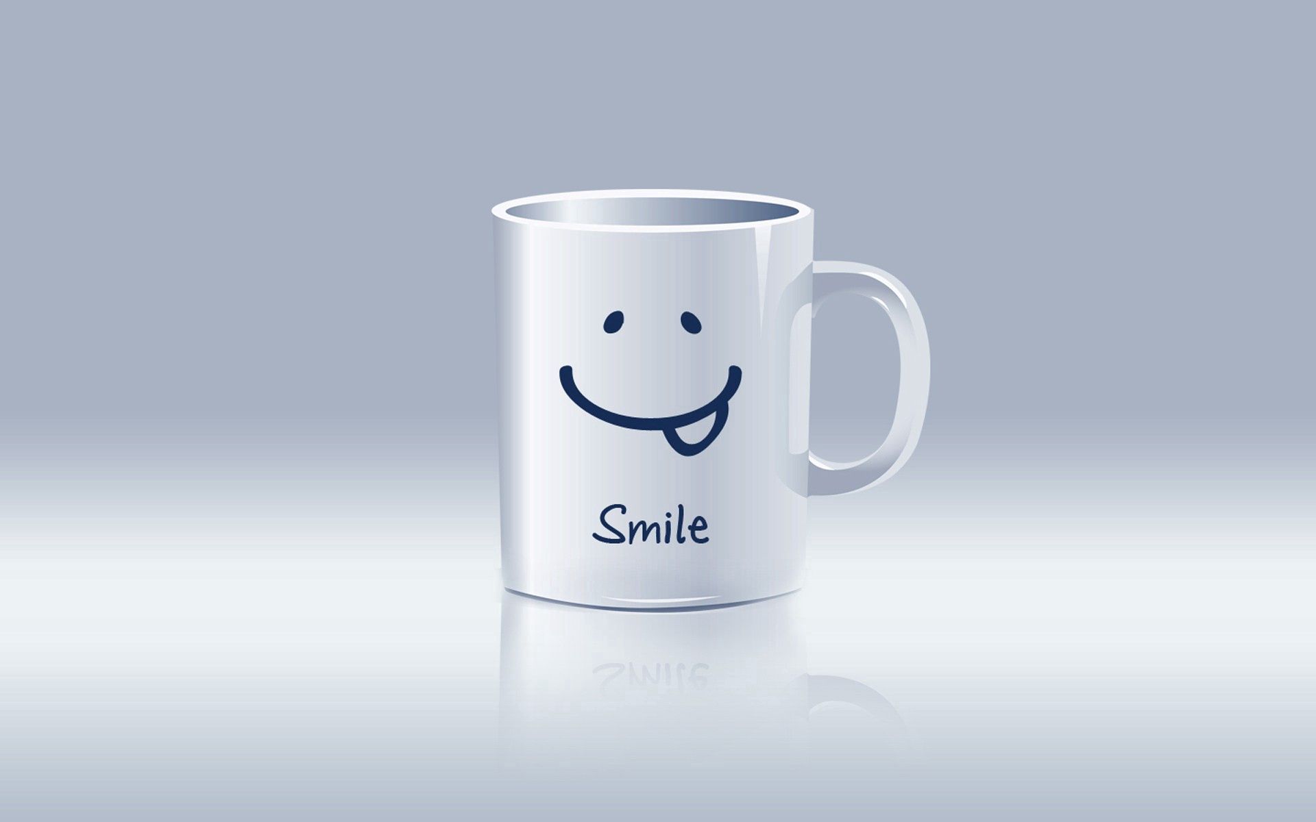 Download mobile wallpaper Miscellanea, Mug, Design, Cup, Miscellaneous, Smile for free.