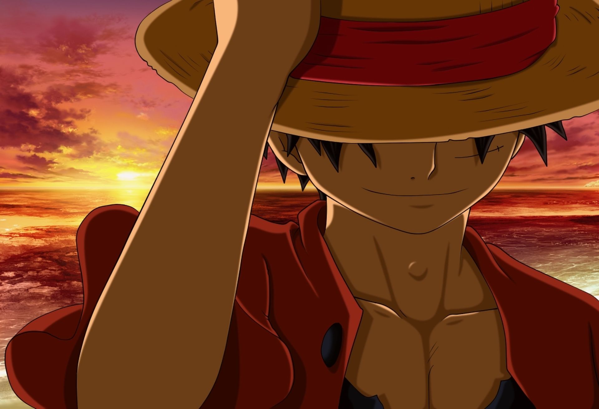 Download PC Wallpaper one piece, monkey d luffy, anime