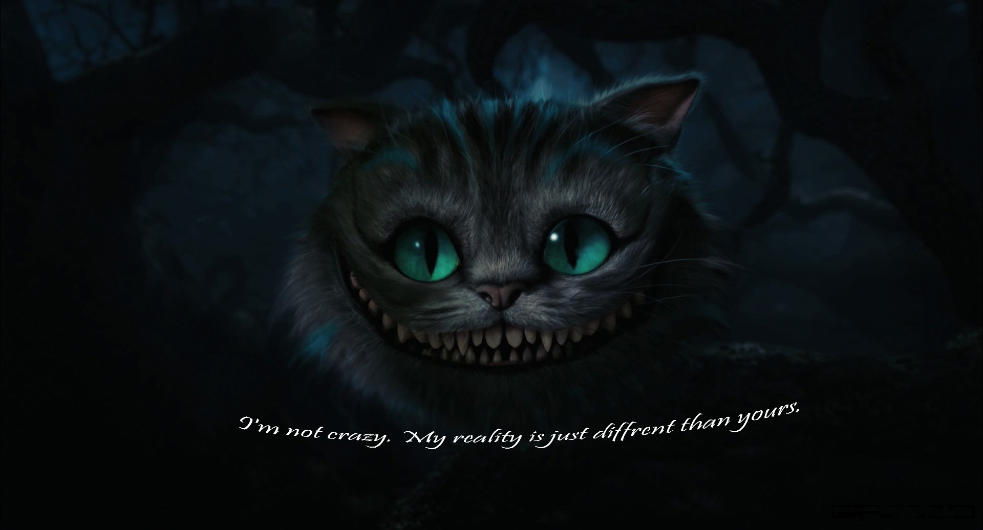 Lock Screen Cheshire Cat (Alice In Wonderland)