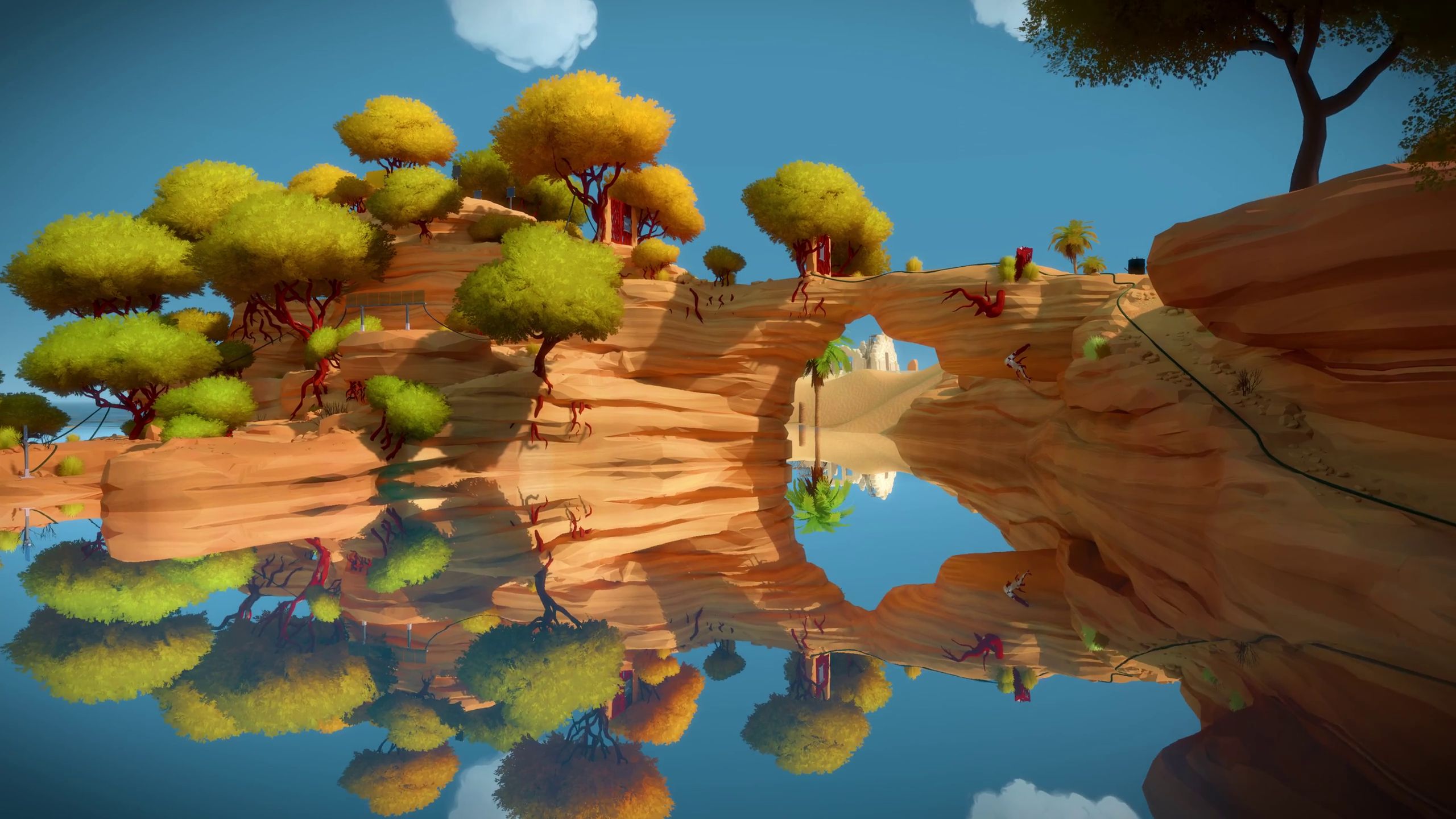 Download mobile wallpaper Reflection, Video Game, The Witness for free.