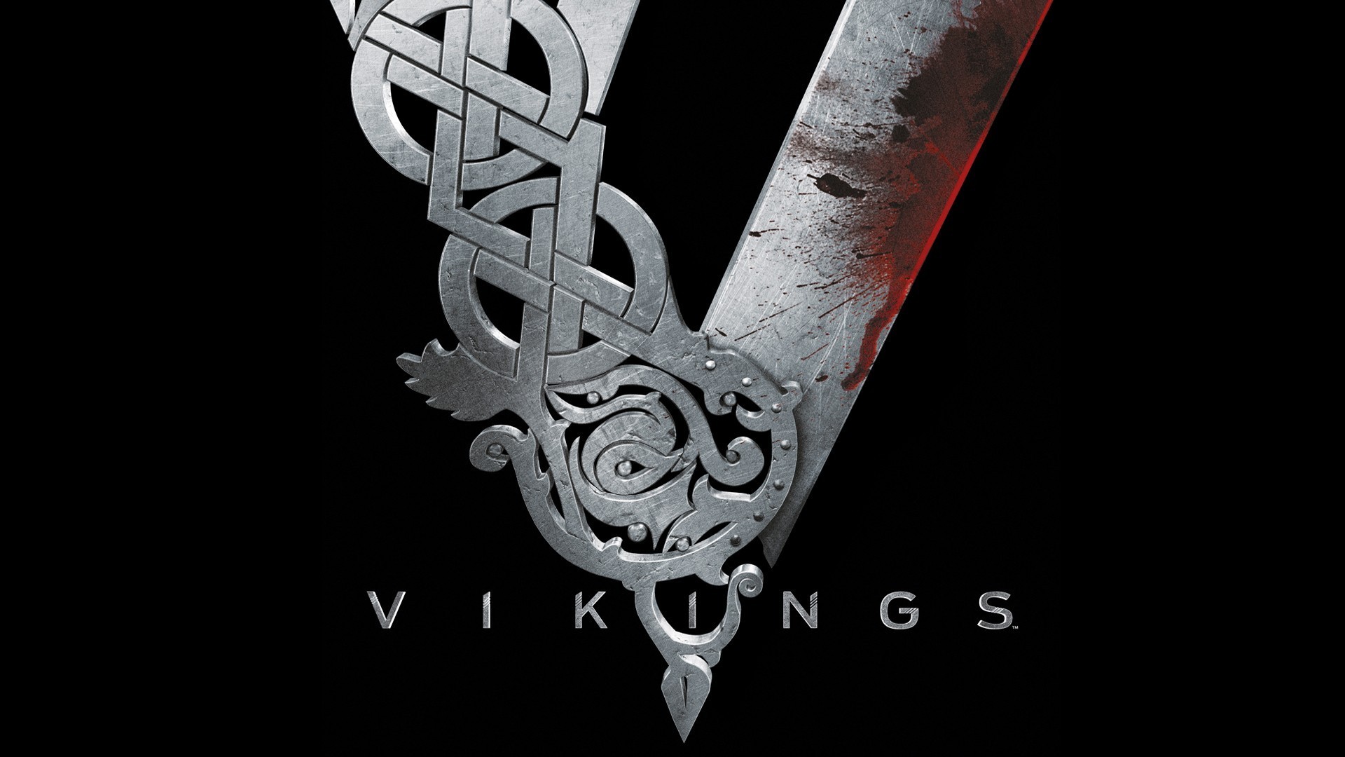 vikings, logo, tv show, vikings (tv show)