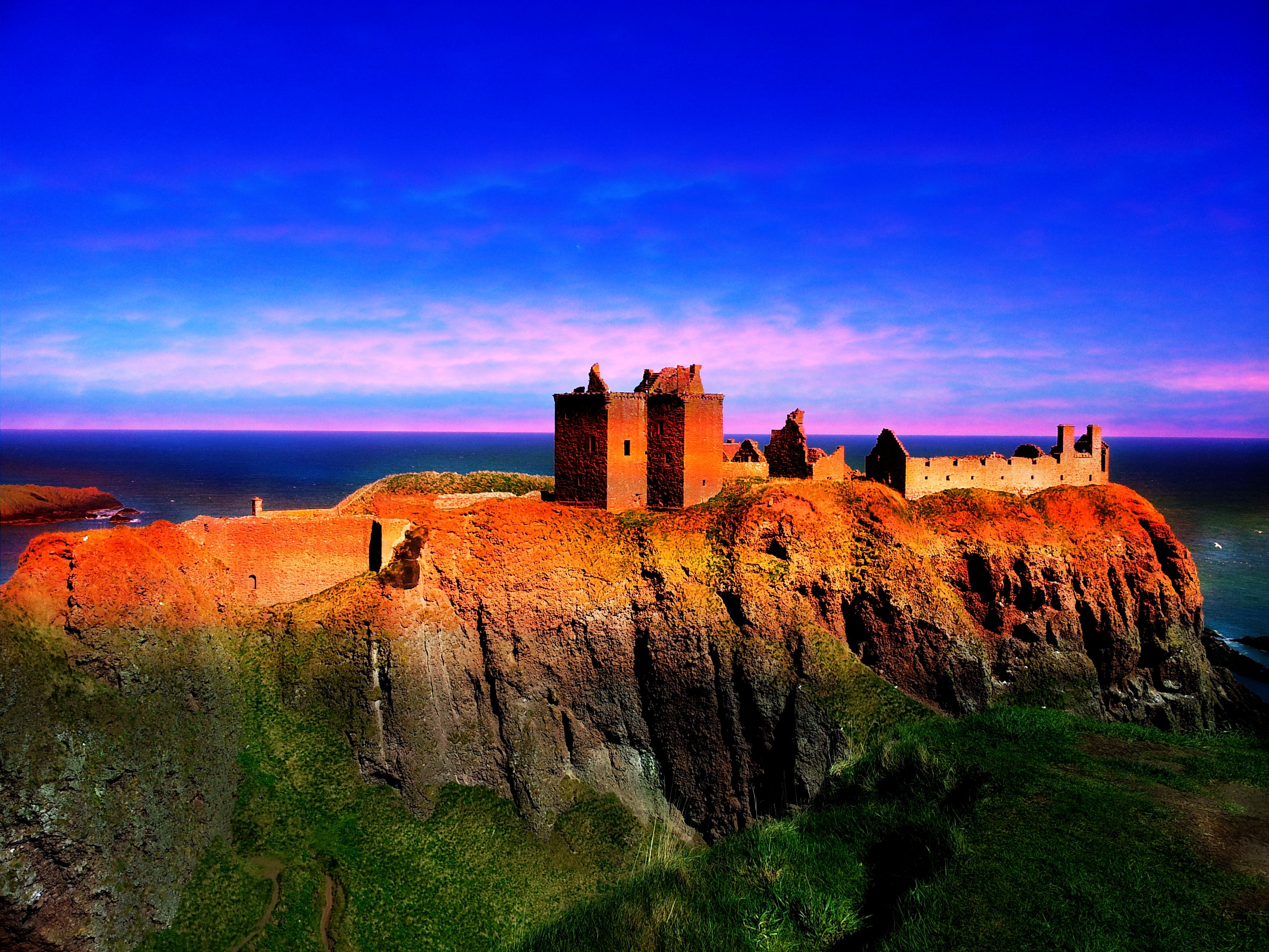 Dunnottar вид сверху