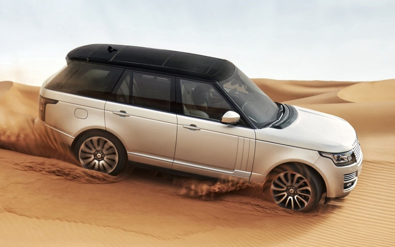 Download mobile wallpaper Sand, Cars, Desert, Land Rover for free.