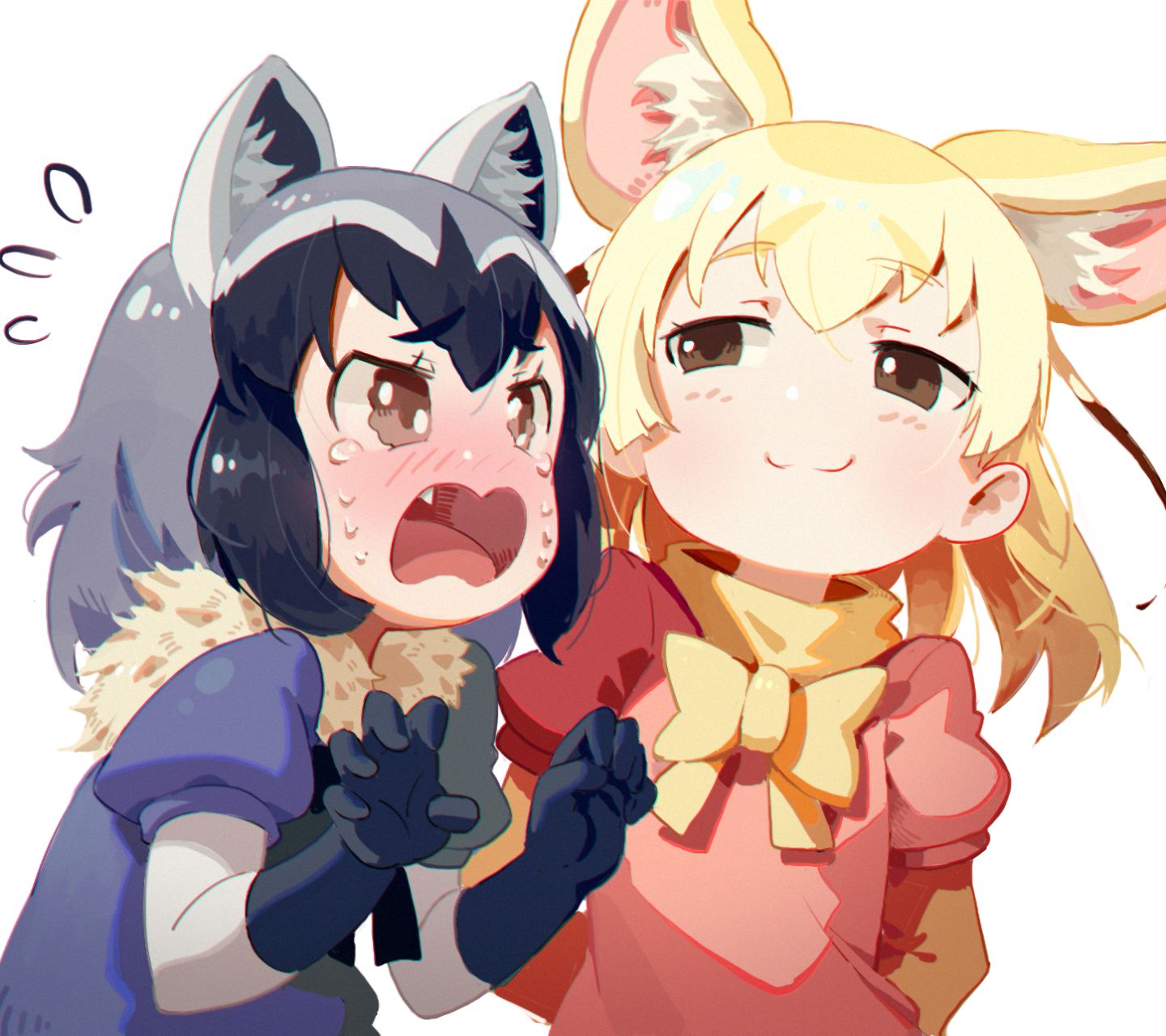 Kemono party artists. Kemono friends Fennec. Kemono friends Цербер. Kemono friends выдра.