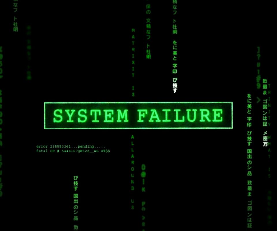 system falture, hacker, matrix, technology FHD, 4K, UHD