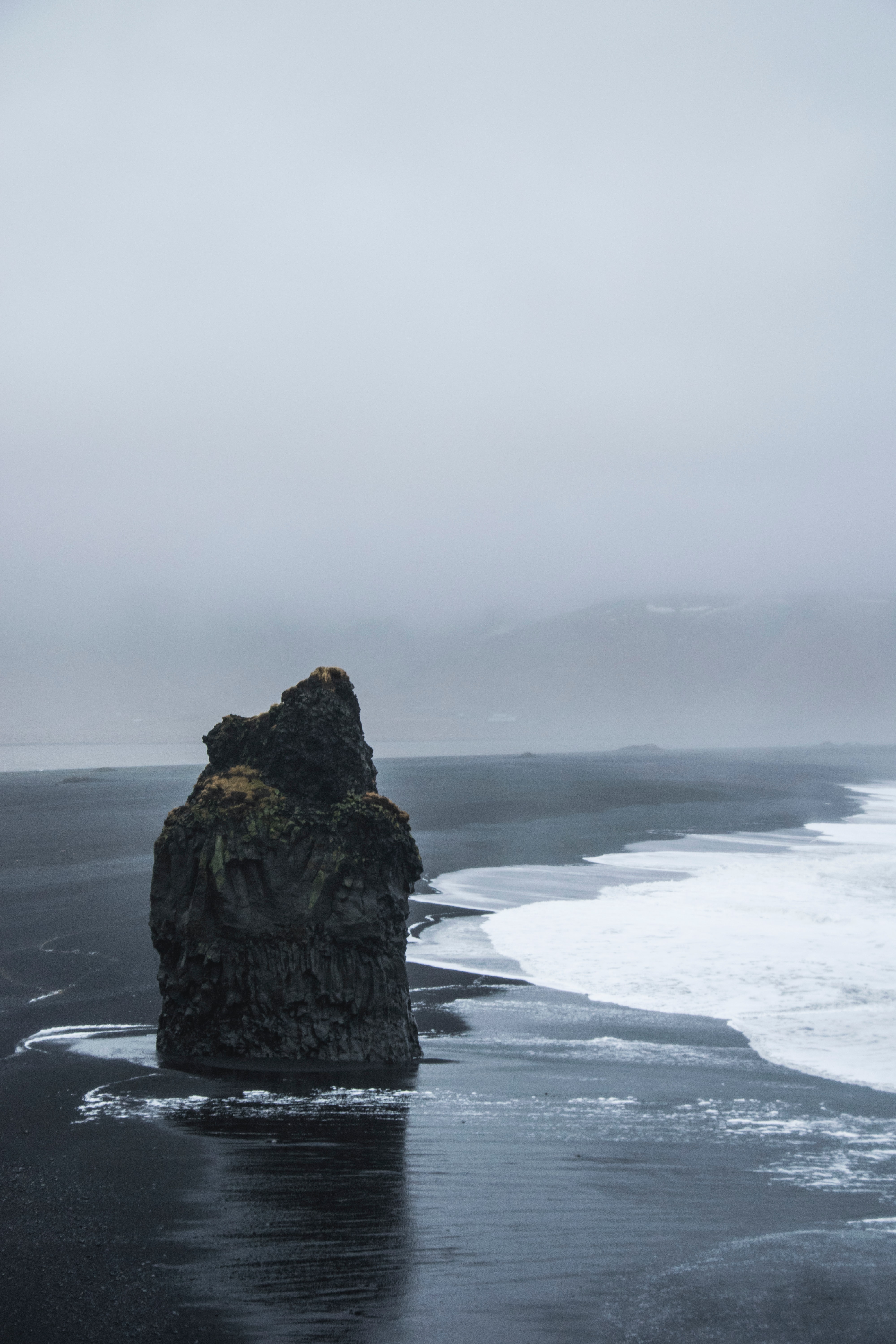 android nature, waves, coast, fog, lump