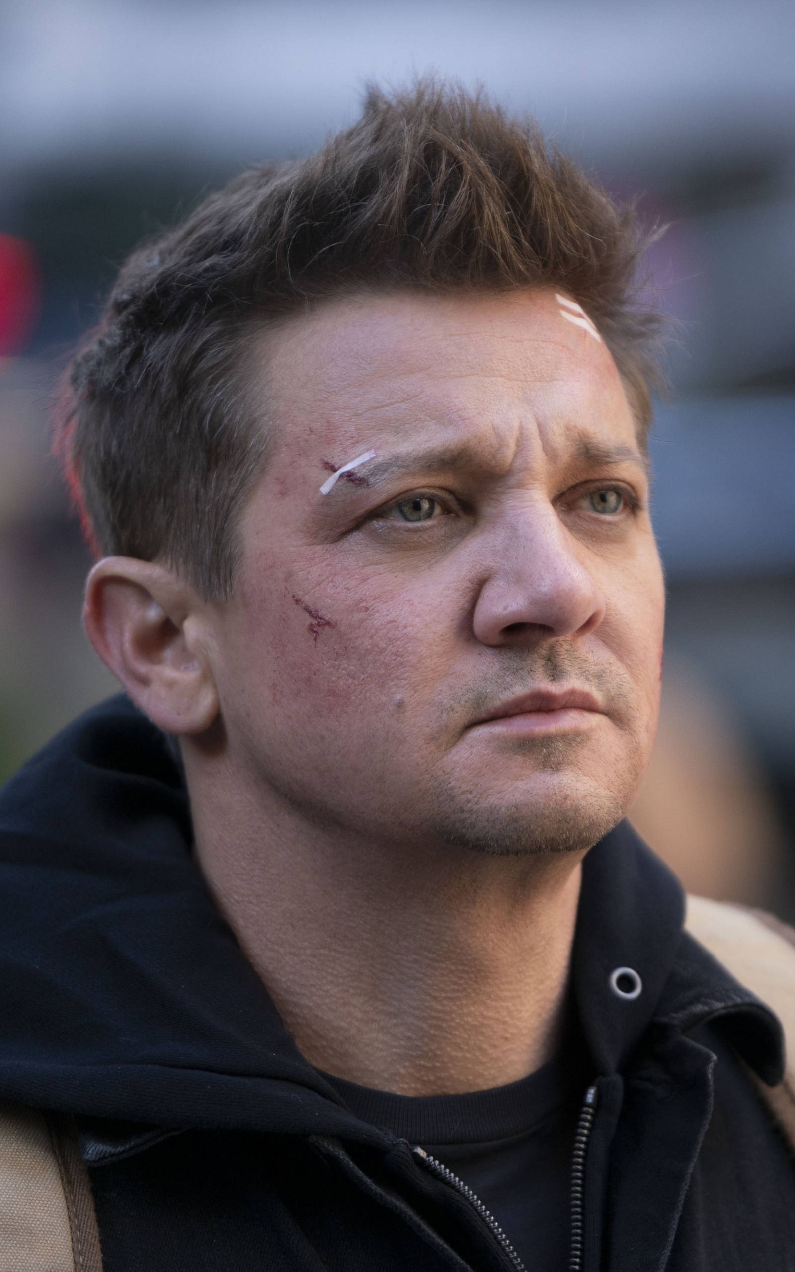 Jeremy Renners hairstyle is the biggest mystery in Avengers Endgame  trailer