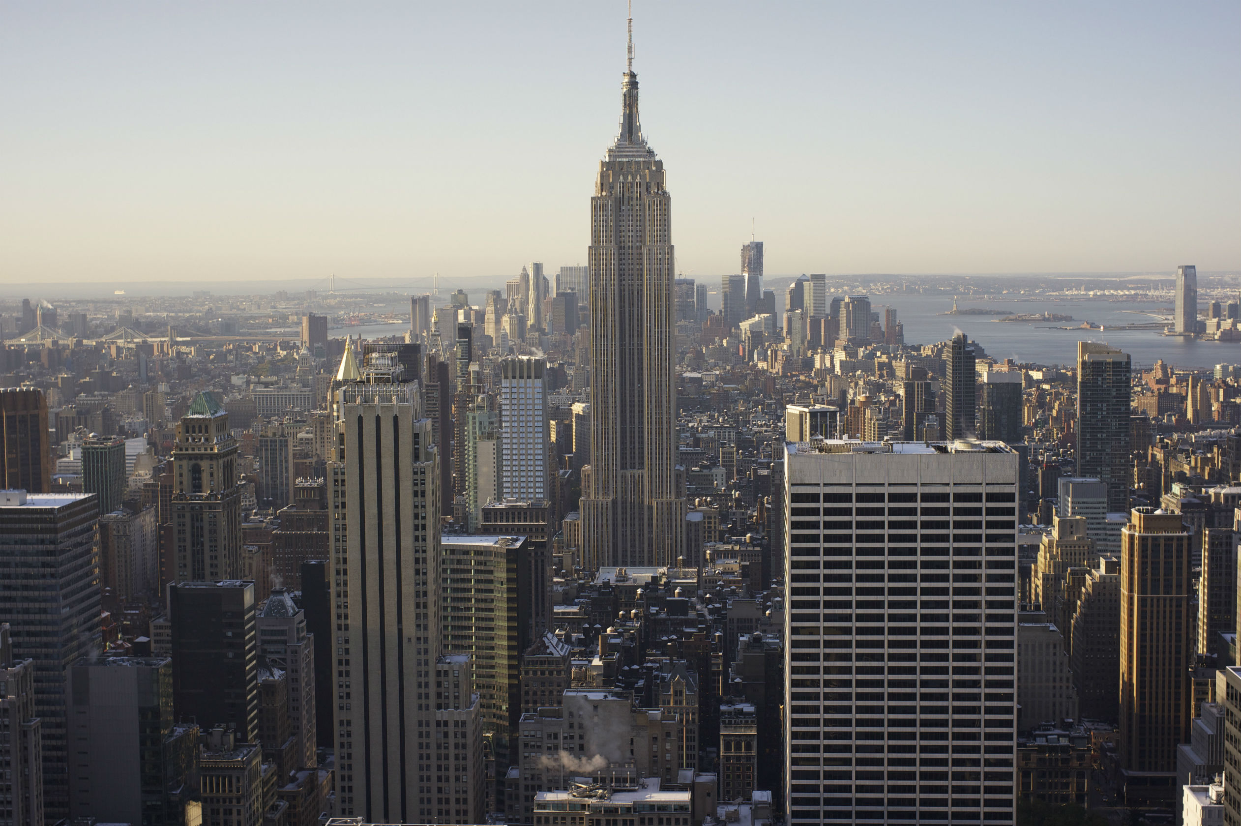 man made, empire state building, manhattan, new york, monuments phone background