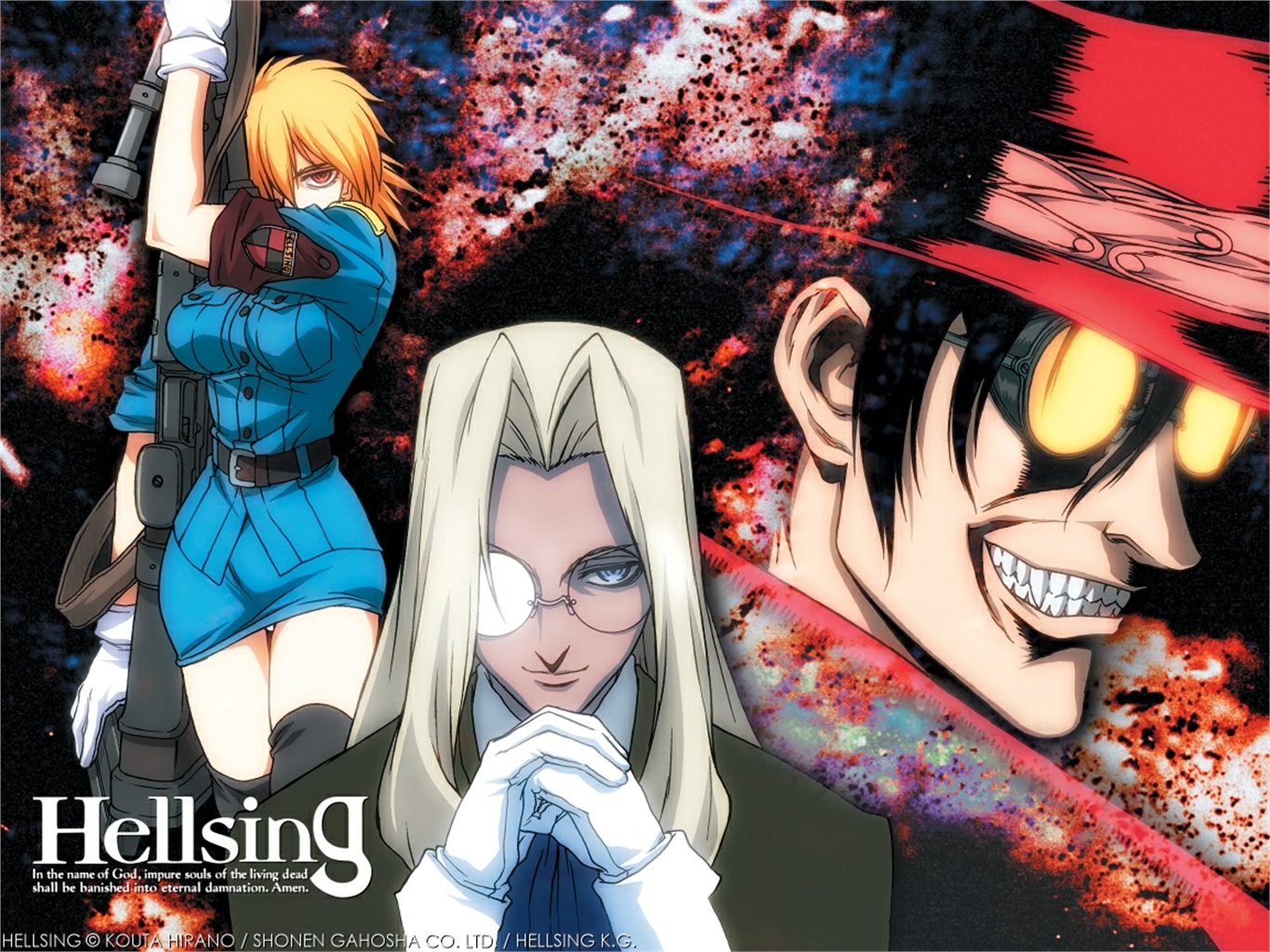 Hellsing Ultimate, anime, manga, HD phone wallpaper